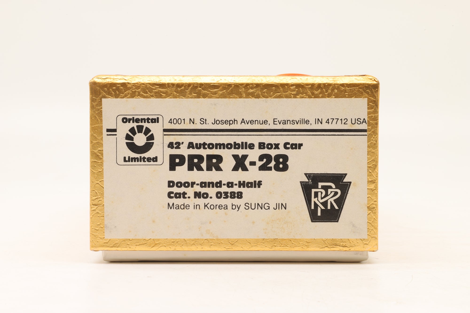Oriental Limited HO Brass PRR X-28 24' Automobile Box Car