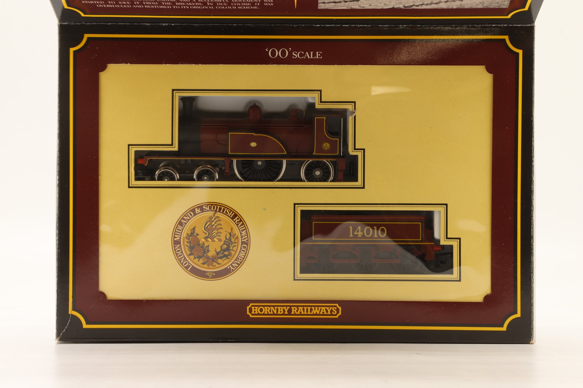 Hornby OO R763 Caledonian Single 4-2-2 '14010' LMS Crimson Lake
