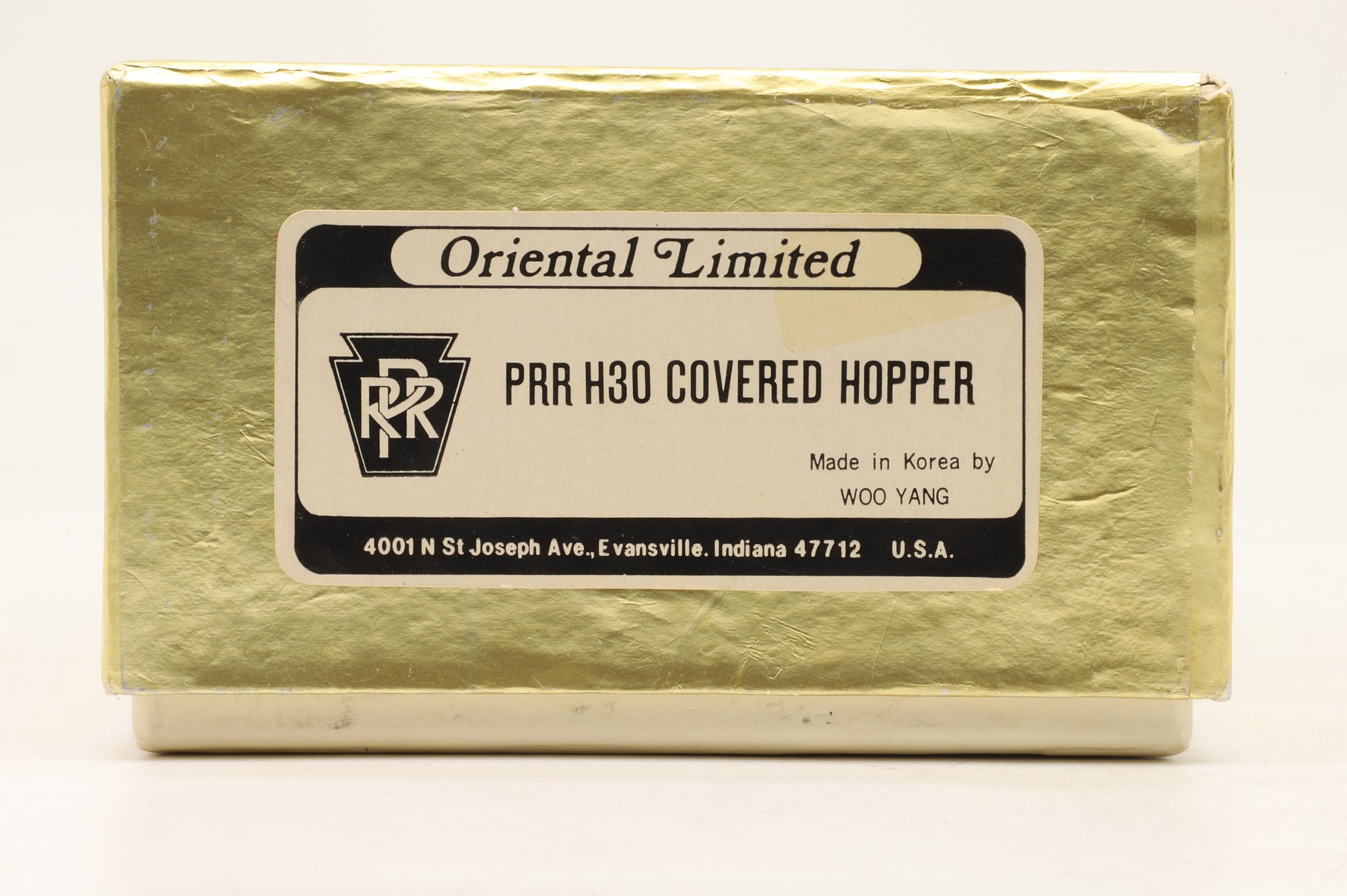 Oriental Limited HO Brass PRR H30 Covered Hopper Wagon Weathered Custom Painted