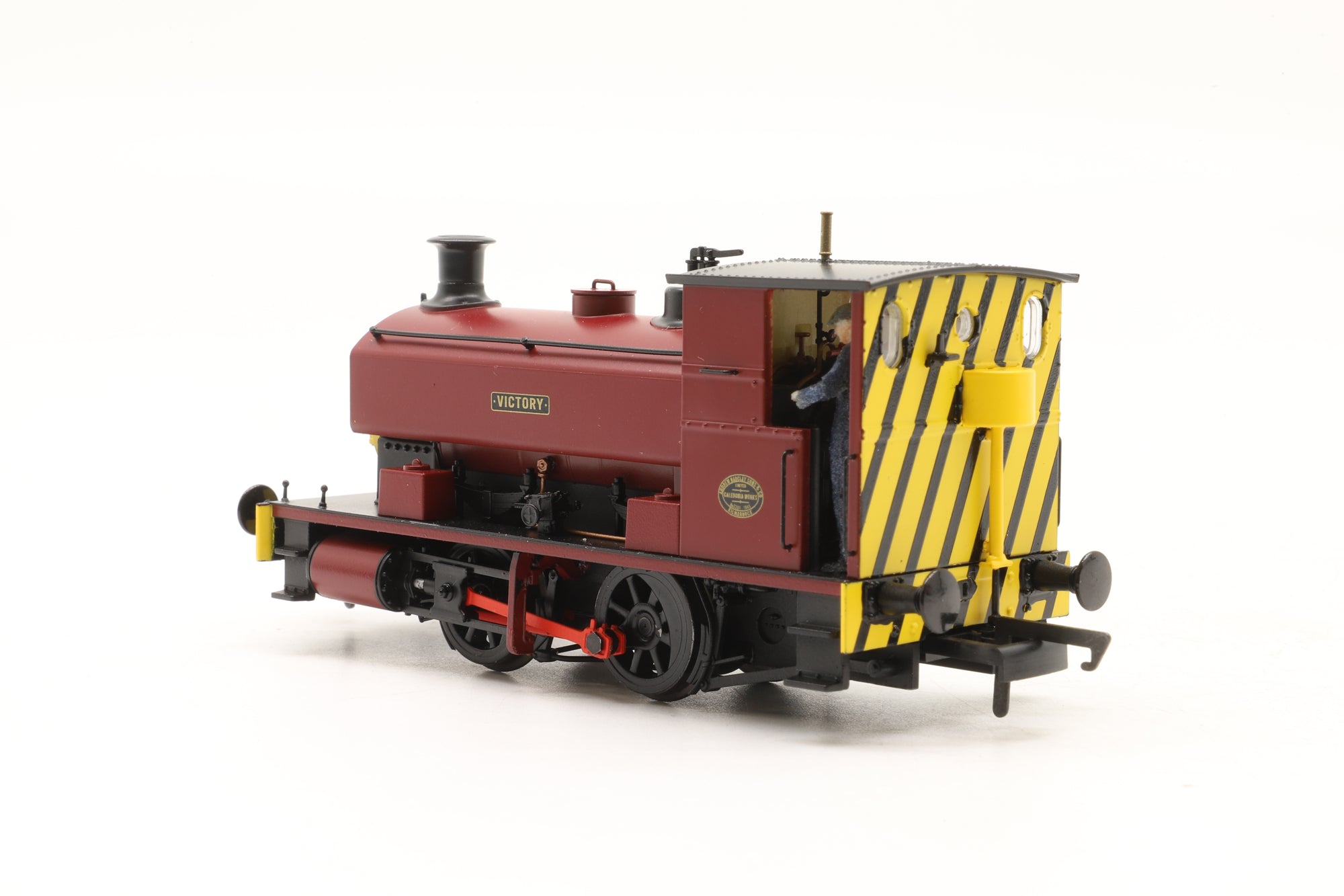Accurascale OO ACC2998 Andrew Barclay 0-4-0ST 14'' 'Victory' in Maroon w/ Wasp Stripes