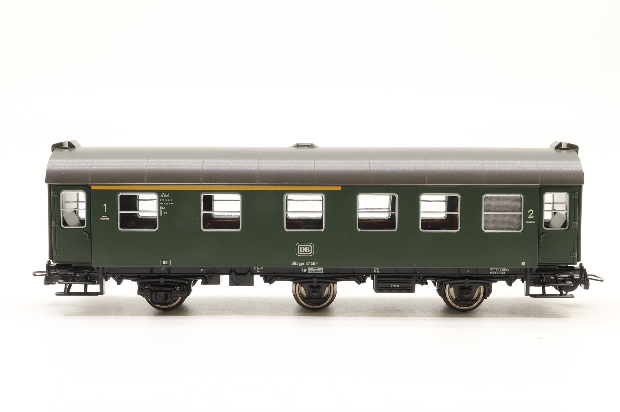 Roco HO 54290/1/3 Rake of 3x DB Green 6-Wheel Coaches