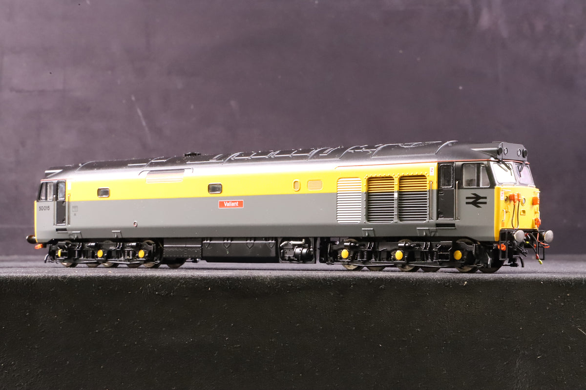 Hornby OO R2802XS Class 50 50015 &#39;Valiant&#39; in BR Engineering &#39;Dutch&#39; - DDC Sound