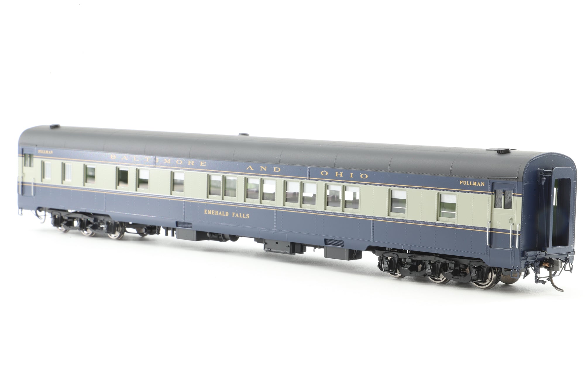 The Coach Yard HO Brass 2140m Passenger car set B&O BALTIMORE & OHIO