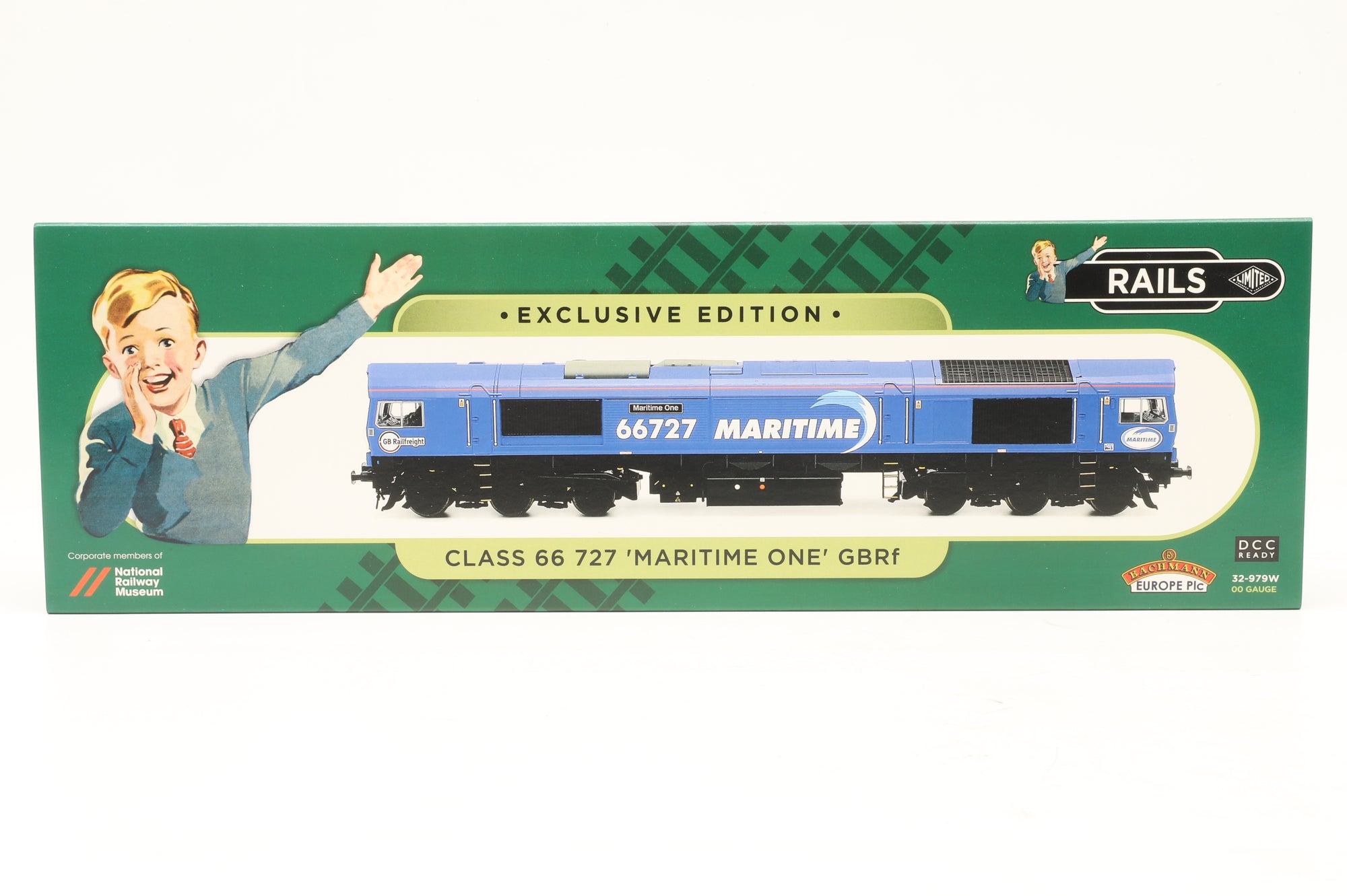 Bachmann OO 32-979W Class 66 '66727' 'Maritime One' GBRf Maritime