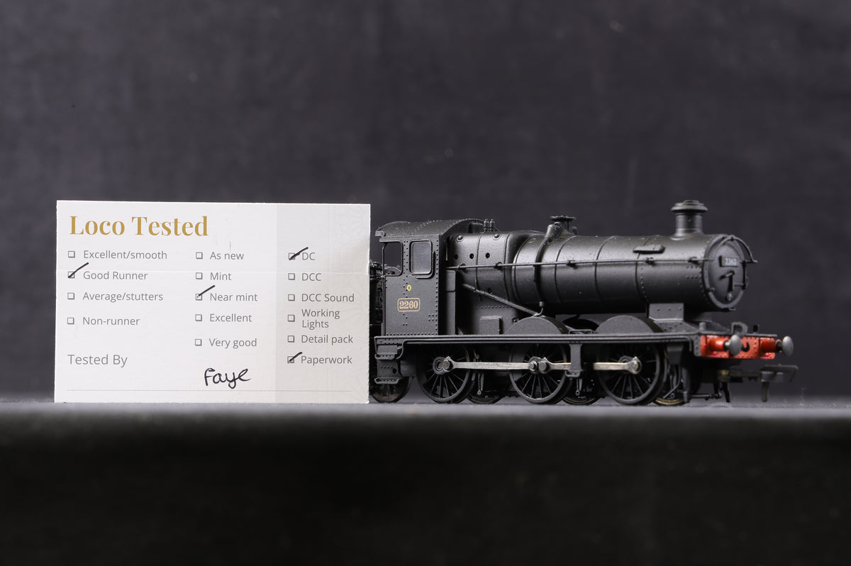 Bachmann OO 32-301 2251 Collett Goods &#39;2260&#39; BR Black E/C