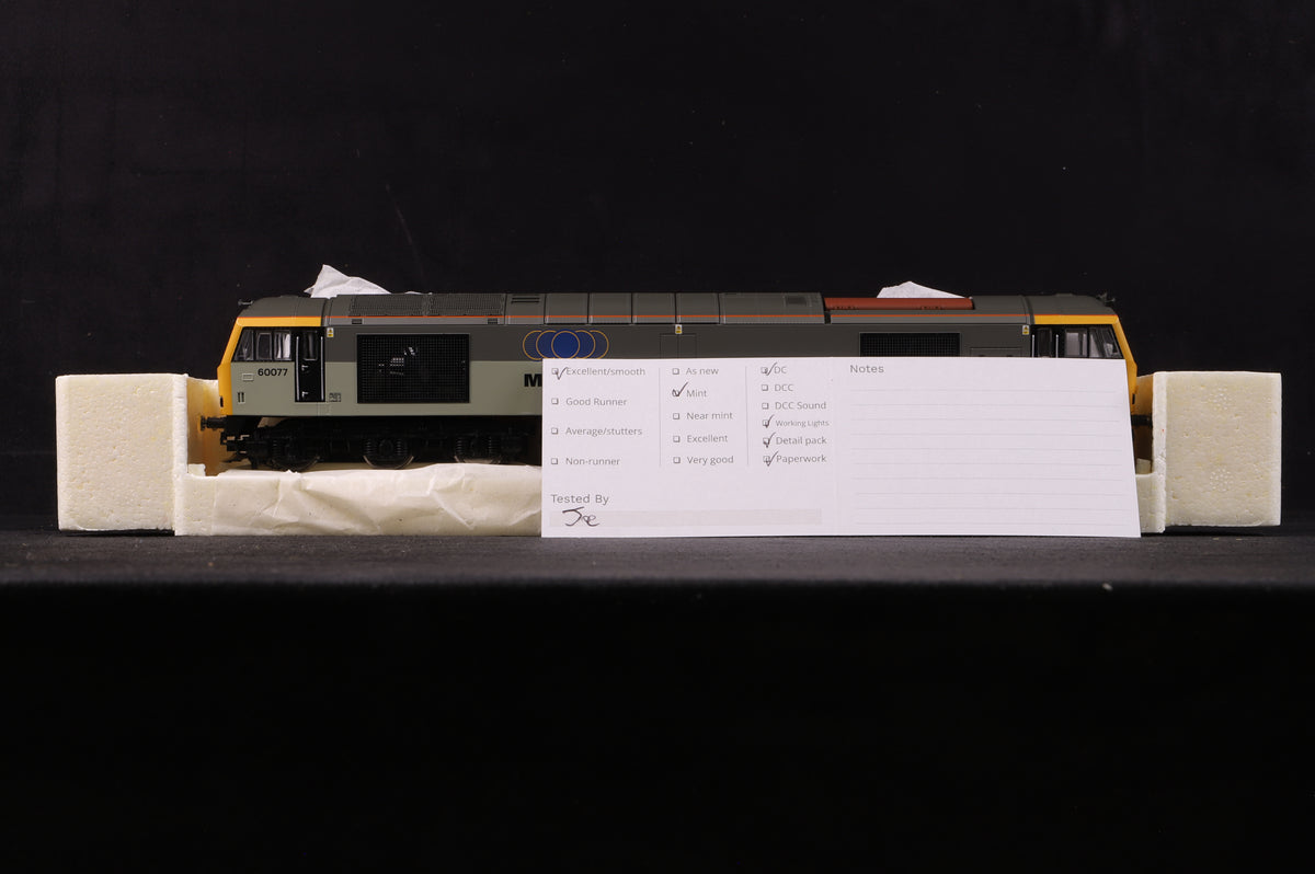 Hornby OO R2577 Class 60 &#39;60077&#39; Co-Co Diesel BR Trainload