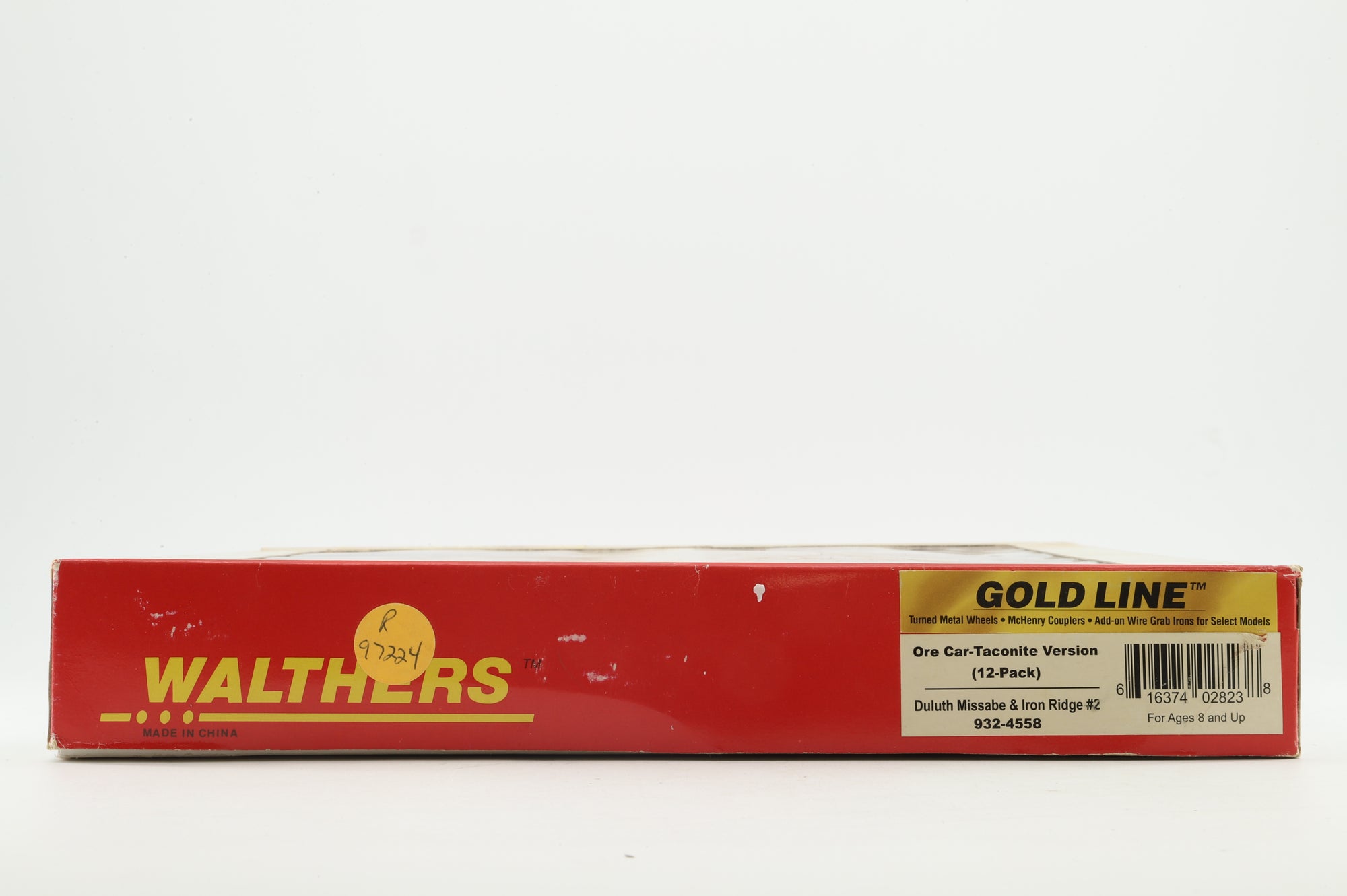 Walthers HO 932-4558 12-Pack of Taconite Ore Cars in DMIR Brown/Yellow