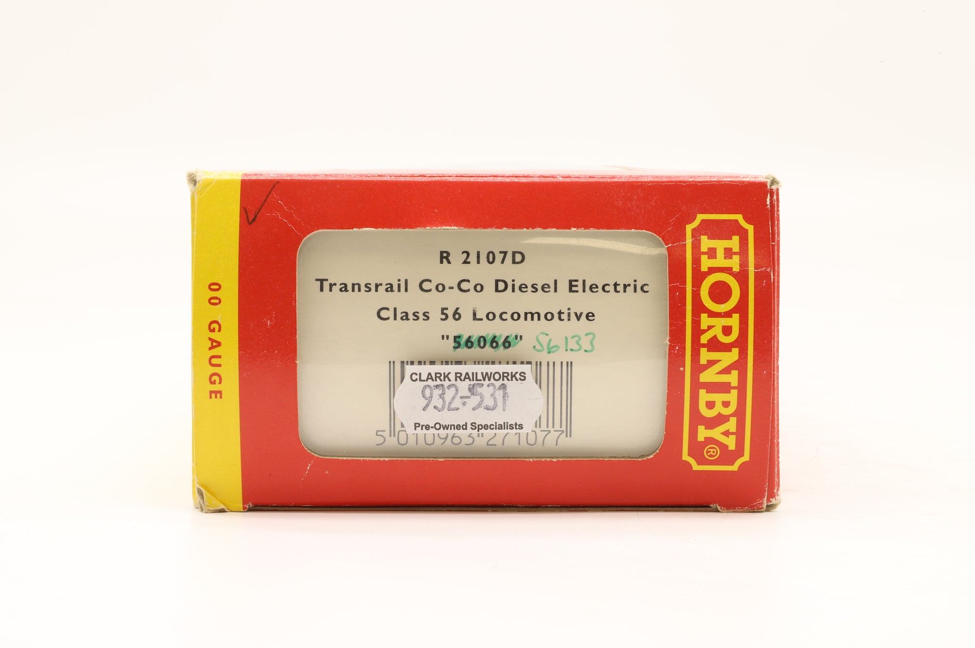 Hornby OO Class 56 56133 'Crewe Loco Works' in Railfreight/Transrail Livery