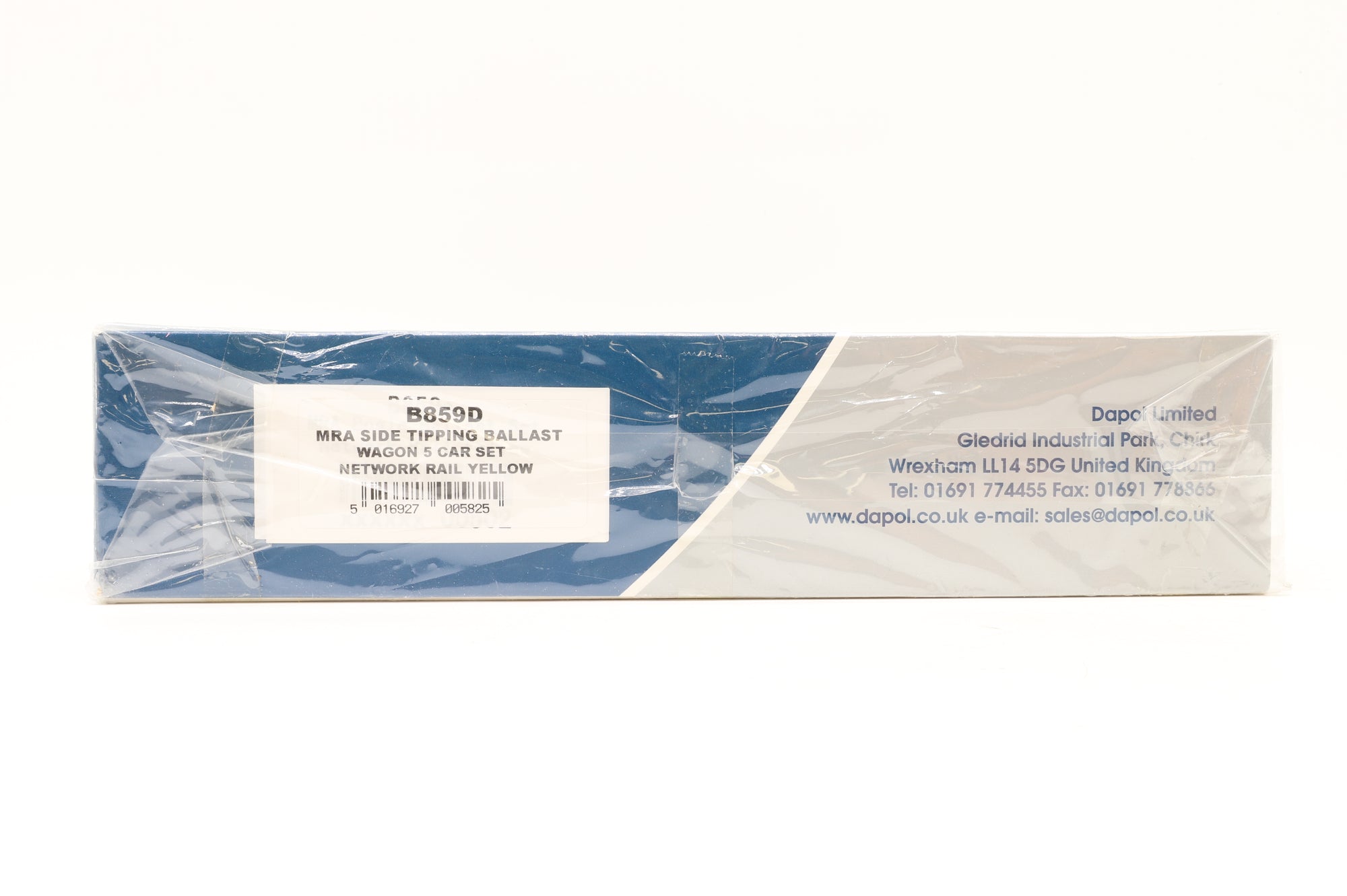Dapol OO B859D MRA Side Tipping Ballast Wagon 5 Car Set Network Rail