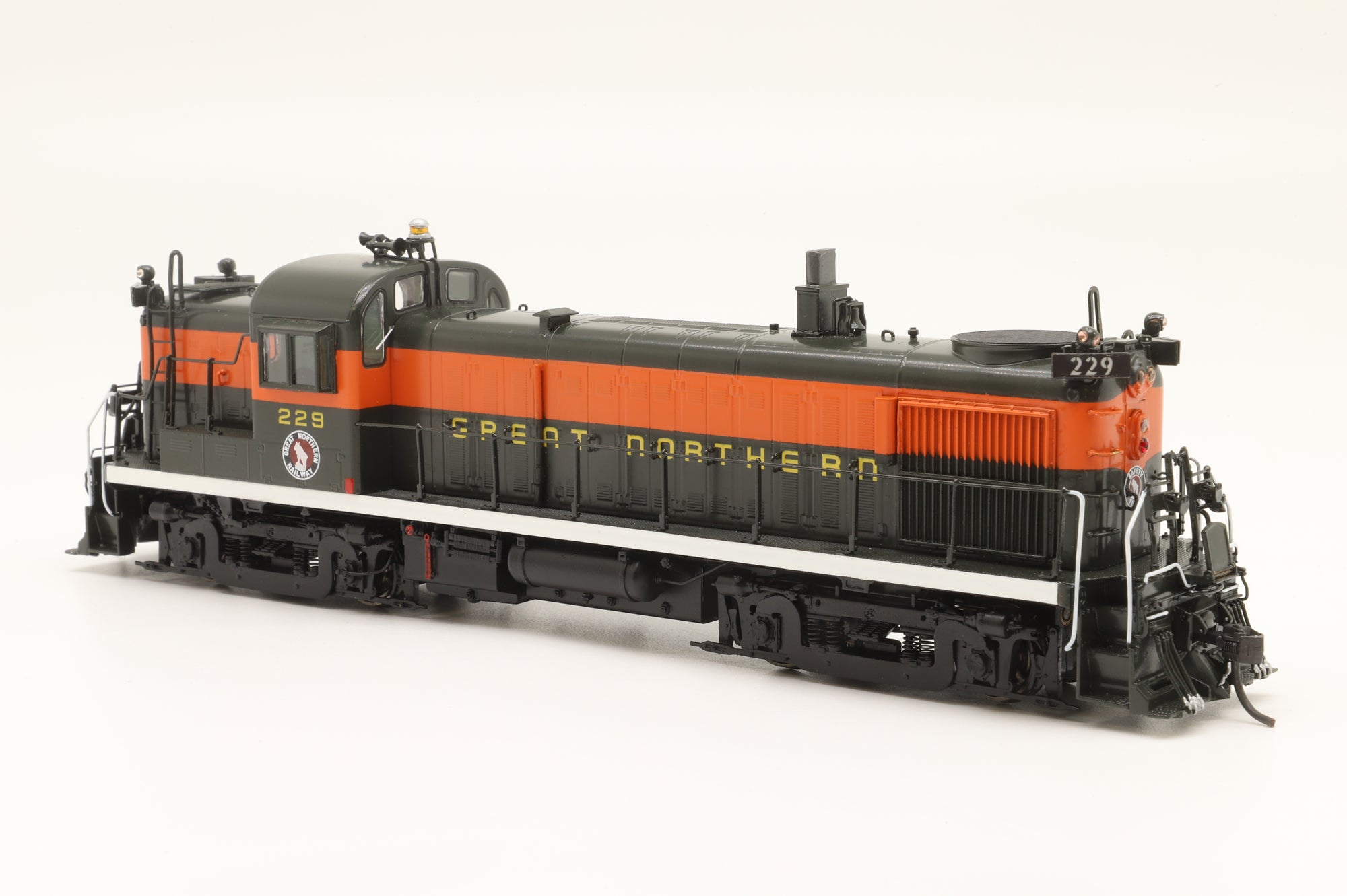 Overland Models/Ajin Precision HO Brass GN RS-3 #229 in Great Northern Livery - DCC