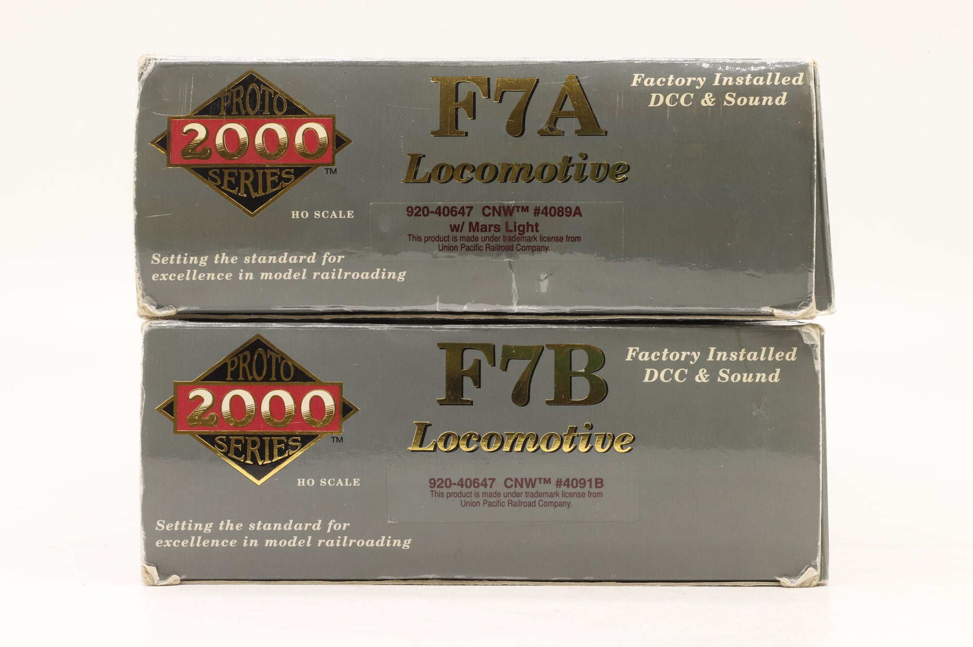 Proto 2000 HO 920-40647 F7A/B #4089A/4091B in CW Liveries – DCC Sound