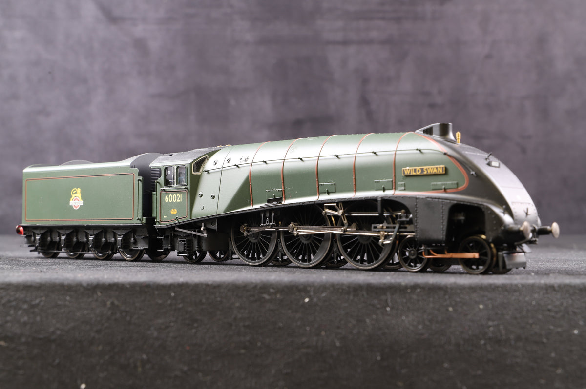 Hornby OO R2615 Class A4 &#39;60021&#39; &#39;Wild Swan&#39; BR Green E/C, DCC Fitted