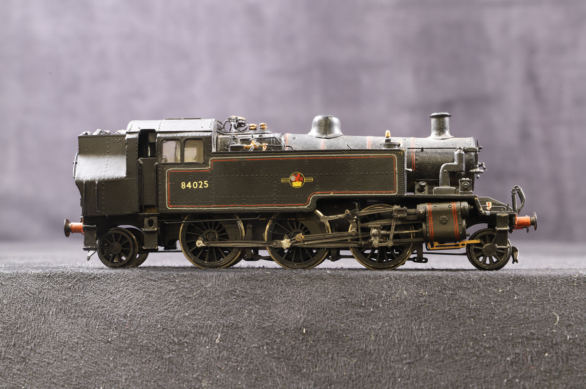 DJH OO Kit Built Standard Class 2MT &#39;84025&#39; BR Lined Black L/C