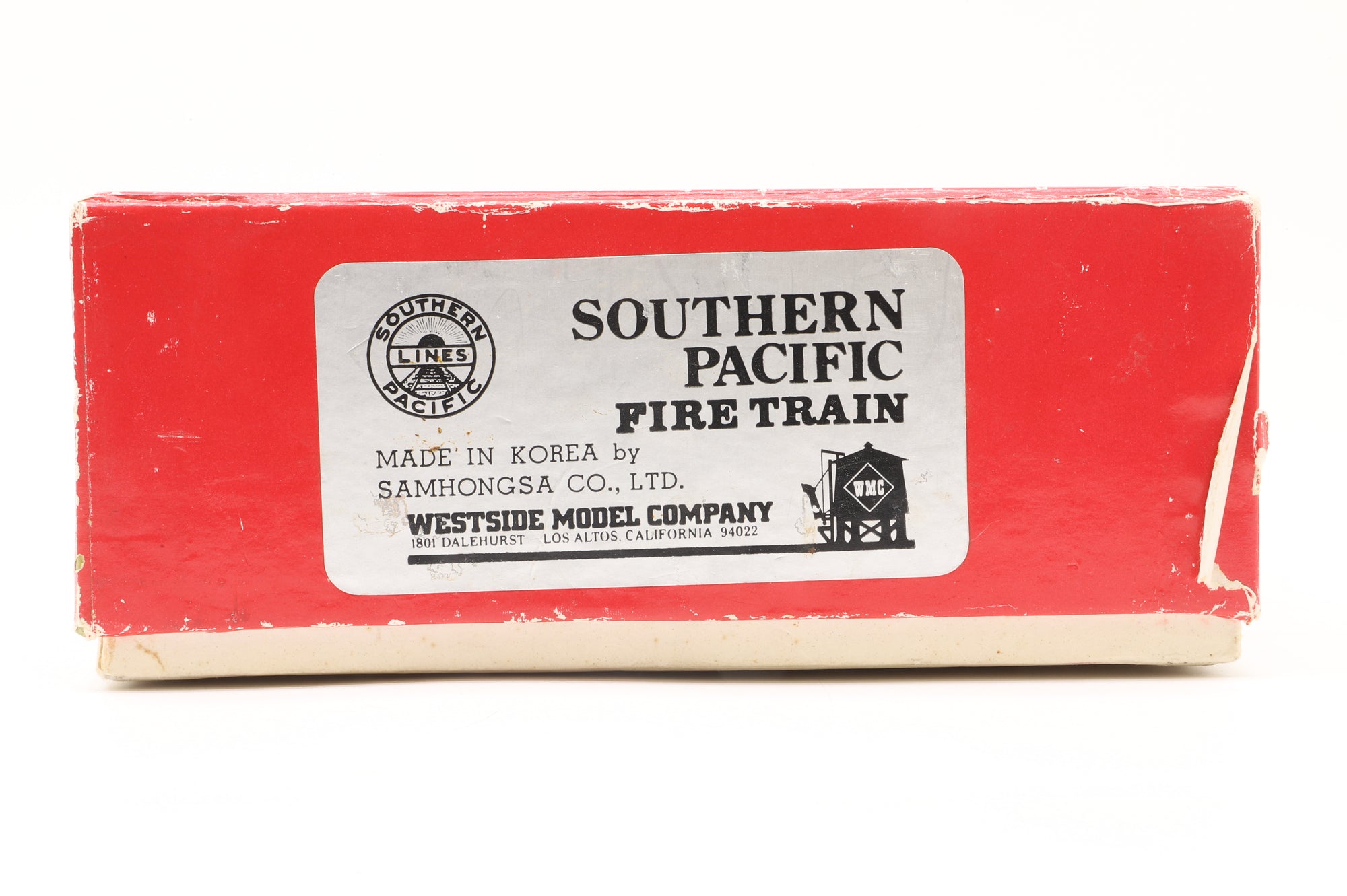 Westside Model Co/Samhongsa HO Brass Southern Pacific Fire Train, Plain Brass