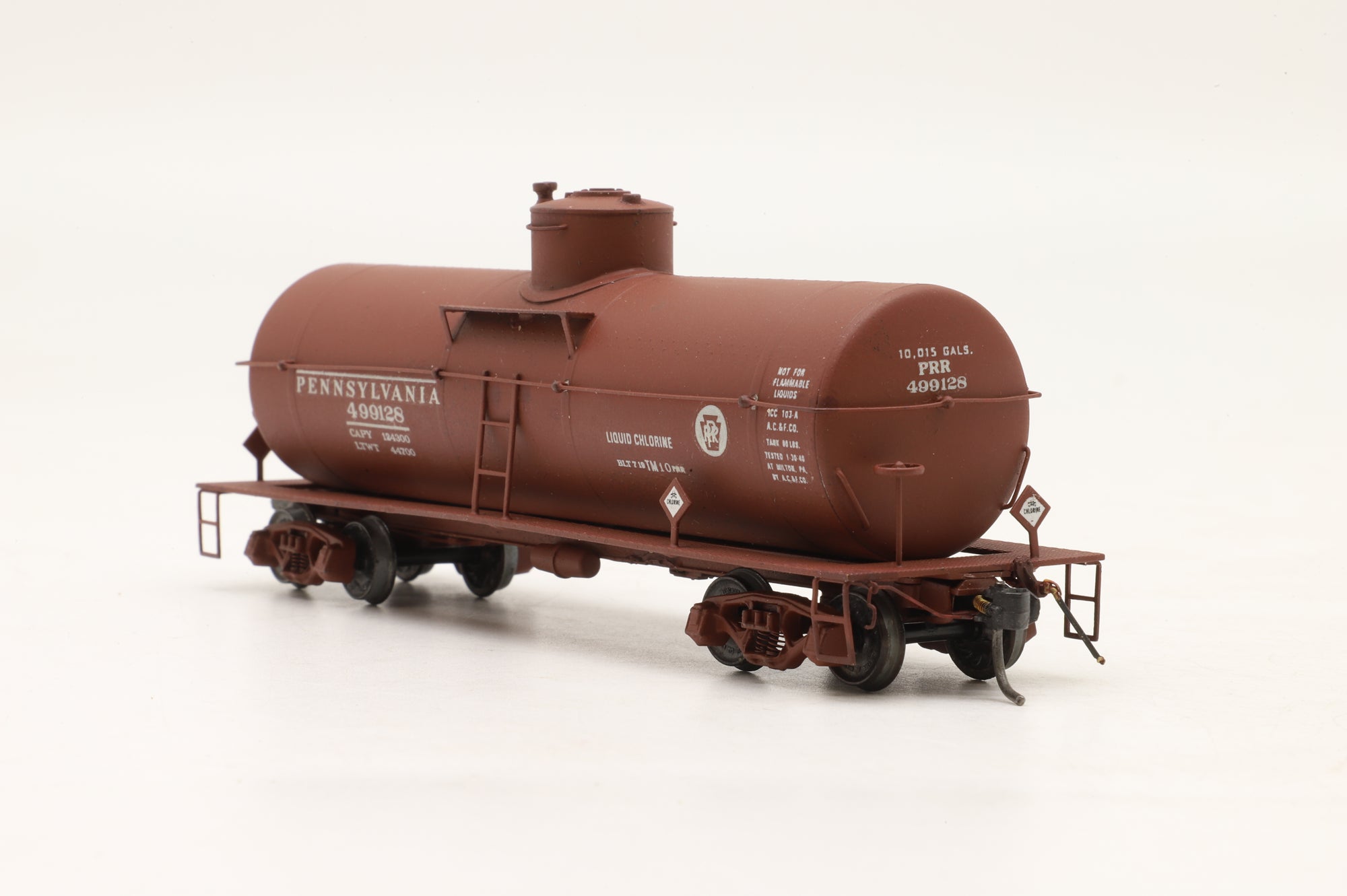 S. SOHO & CO HO Brass 1920 Single Dome Tank Car Custom Painted
