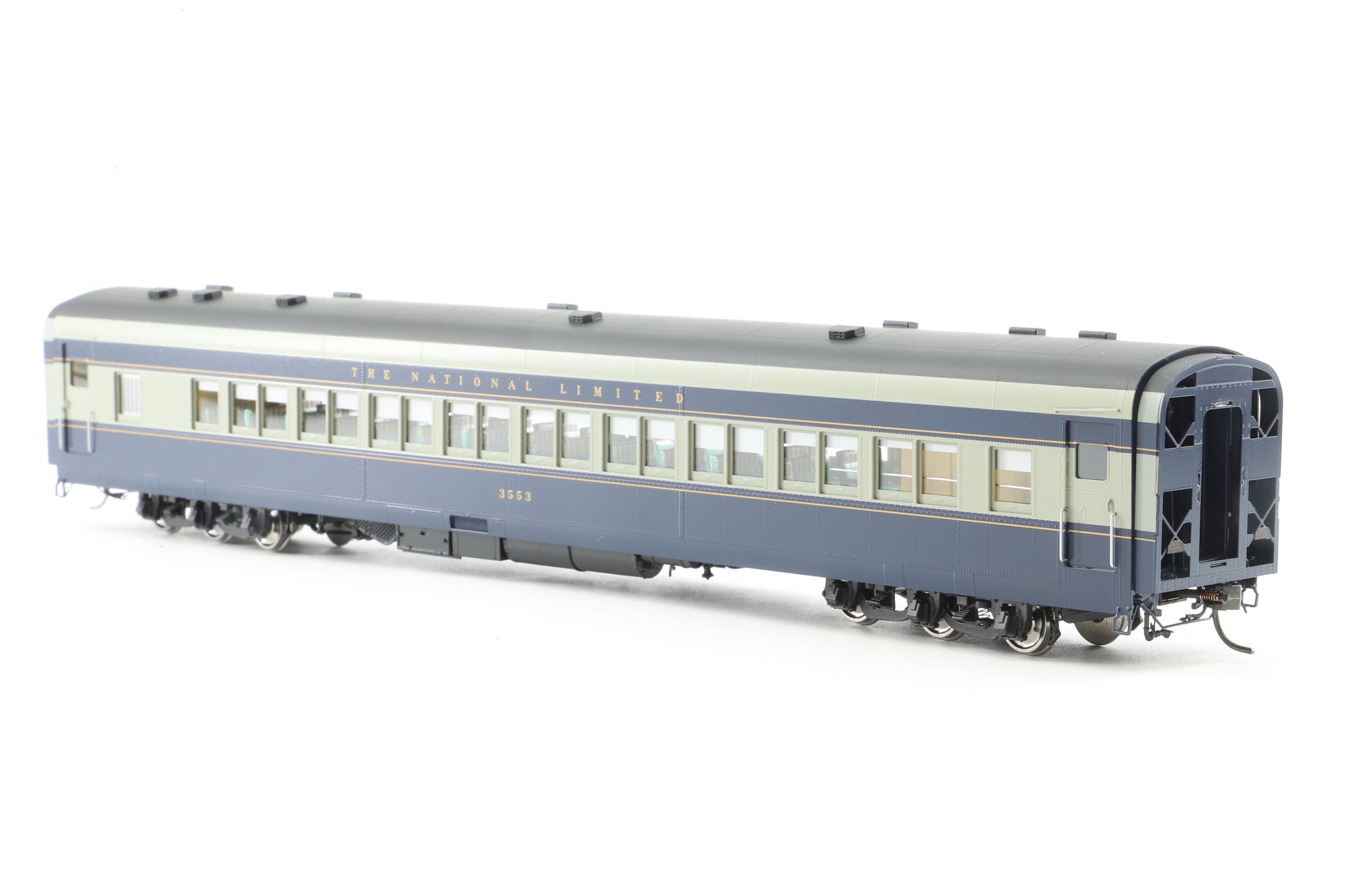 The Coach Yard HO Brass 2140m Passenger car set B&O BALTIMORE & OHIO