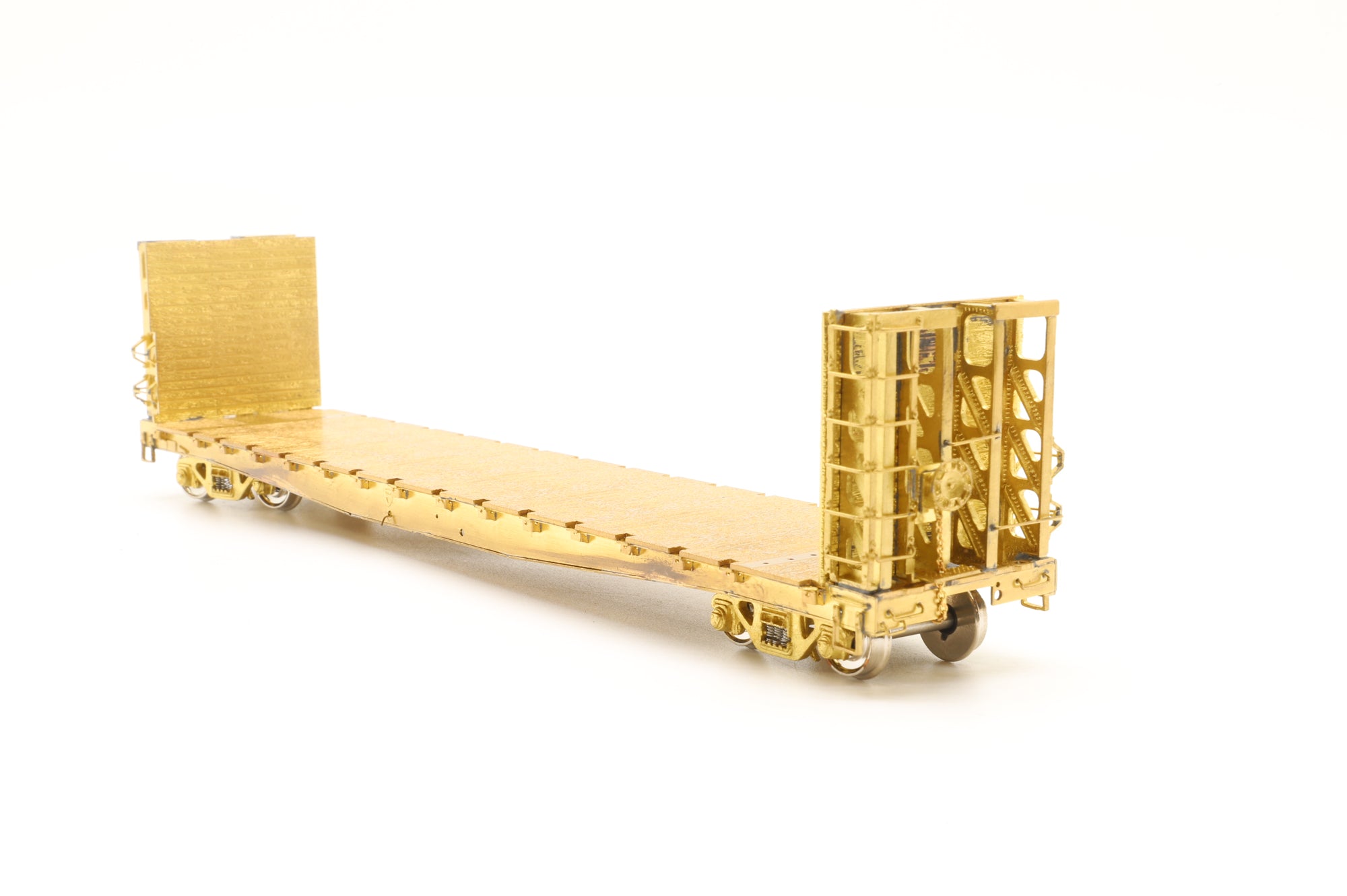 Overland Models HO Brass F-70-34 #259505 UP Bulkhead Flat Car