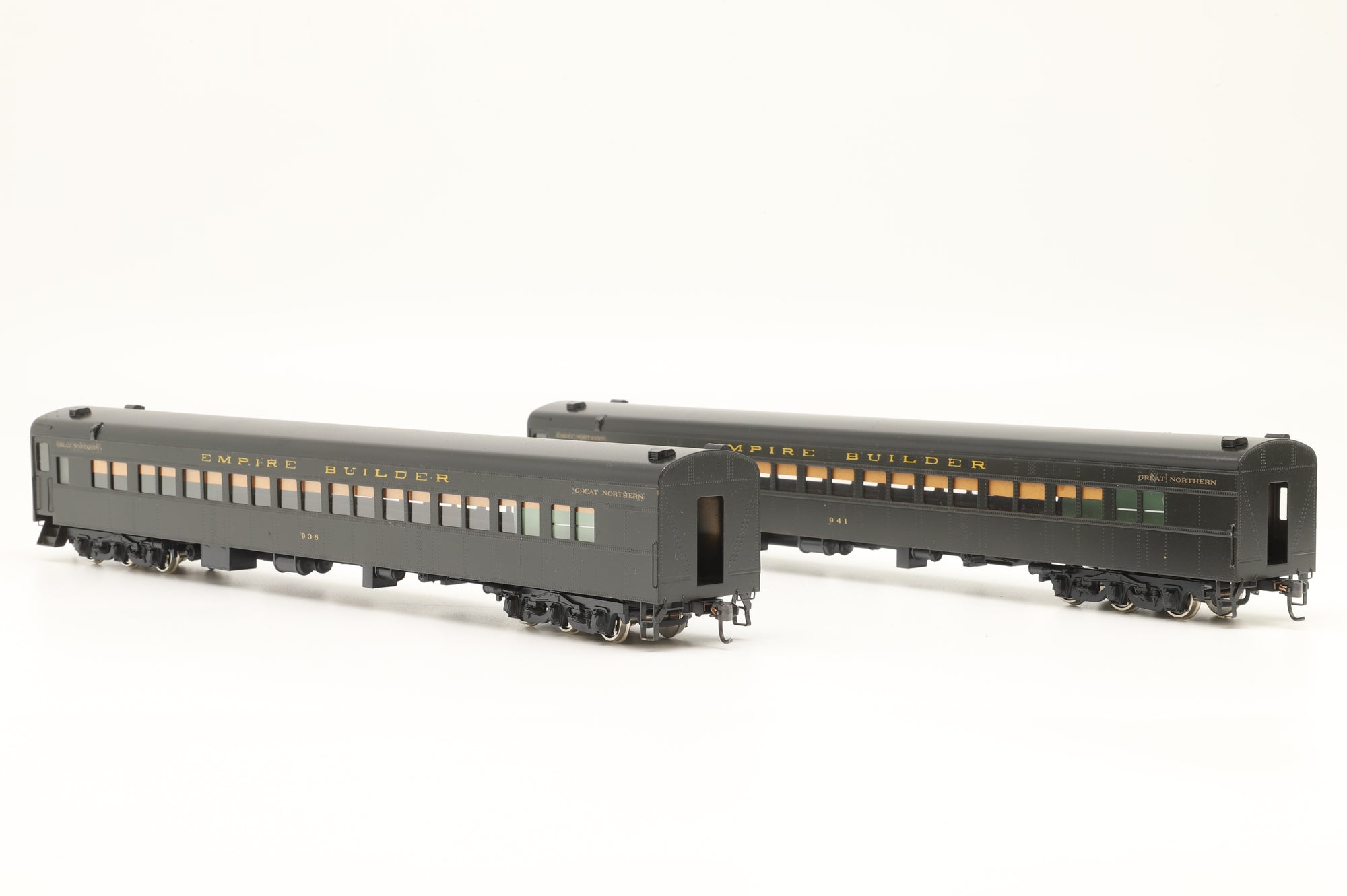 Oriental Limited HO Brass Rake of 11 Great Northern Coaches