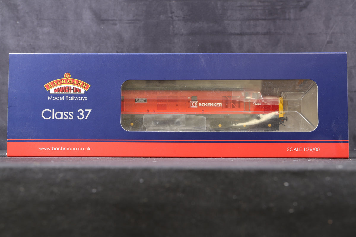 Bachmann OO 32-381P Class 37/5 &#39;37670&#39; &#39;St.Blazey&#39; DB Schenker Excl. Rail Express Ltd Ed 445/ 1000