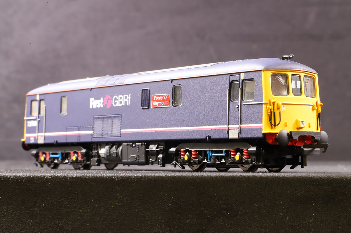 Hornby OO Class 73 &#39;73148&#39; &#39;Force &#39;O&#39; Weymouth&#39;, First GBRf, repainted &amp; renumbered