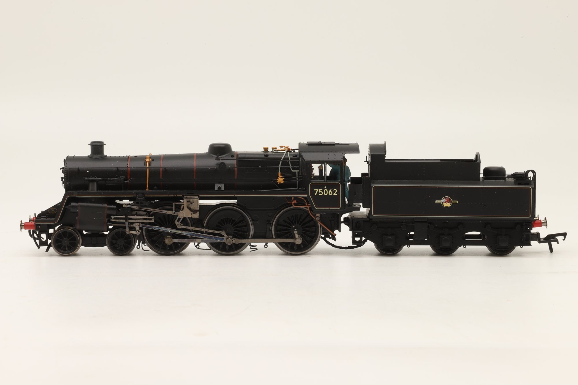 WORKSHOP Hornby OO R2715X Standard Class 4MT '75062' BR Lined Black L/C DCC Fitted Non Runner
