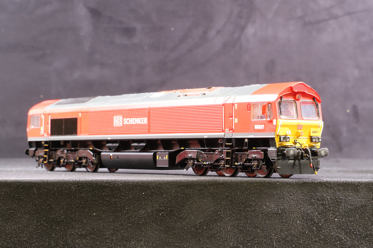 Bachmann OO 32-734 Class 66 &#39;66097&#39; Renumbered DB Schenker, DCC Sound