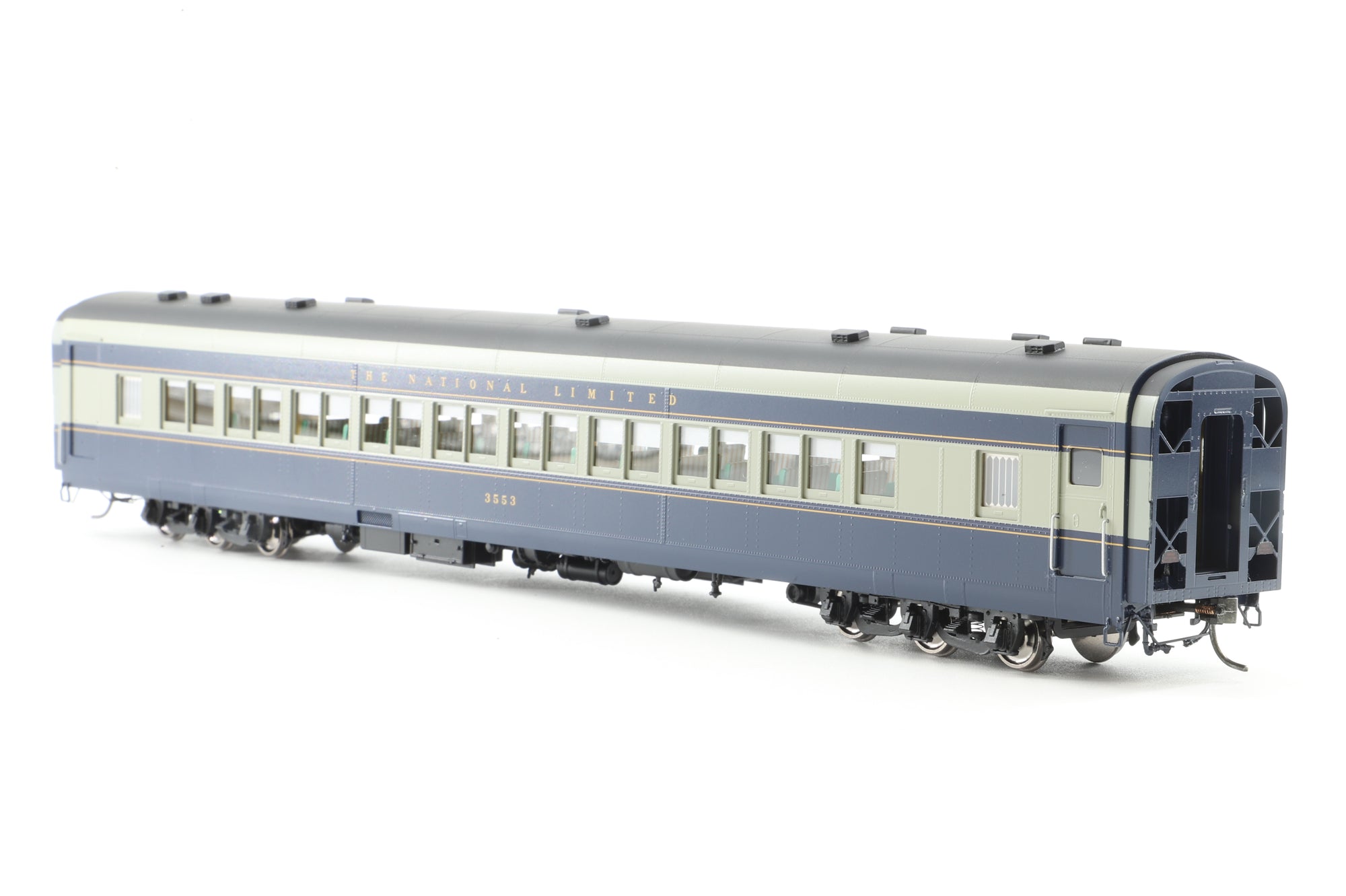 The Coach Yard HO Brass 2140m Passenger car set B&O BALTIMORE & OHIO