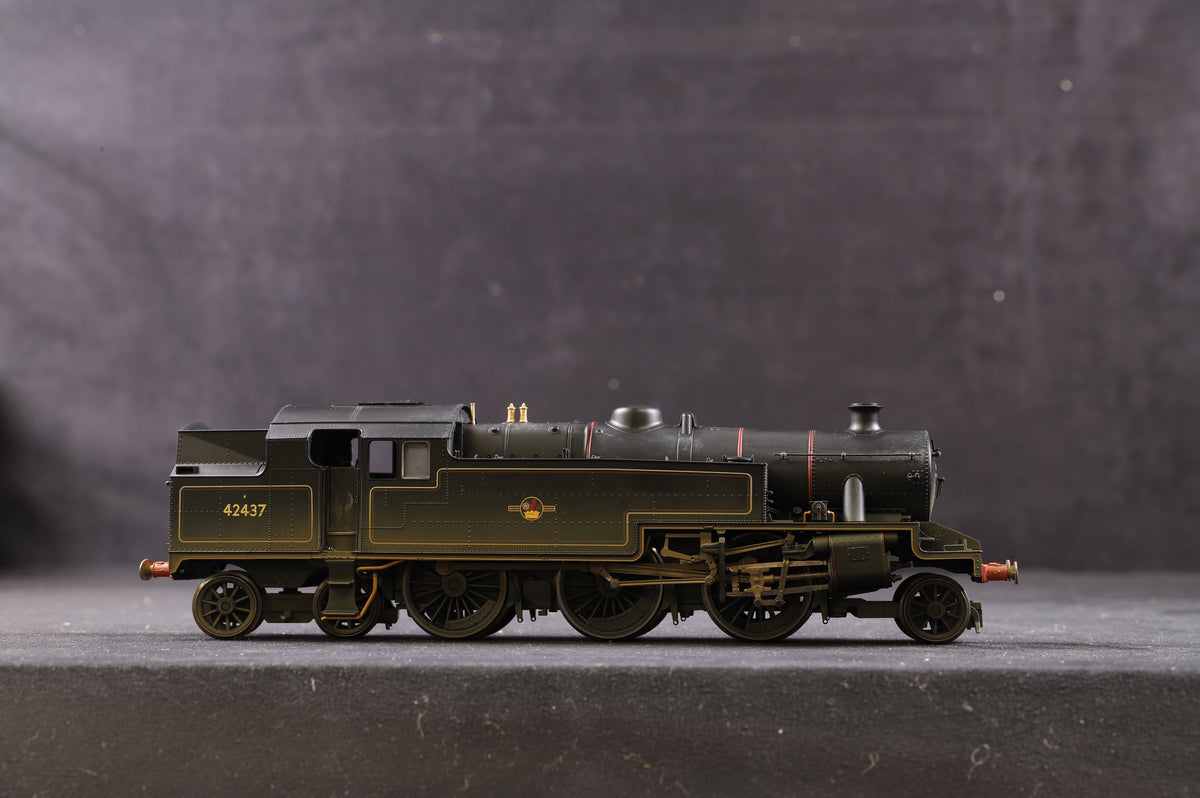 Hornby OO R2637X BR Stanier Class 4P &#39;42437&#39; BR Lined Black L/C, DCC Removed