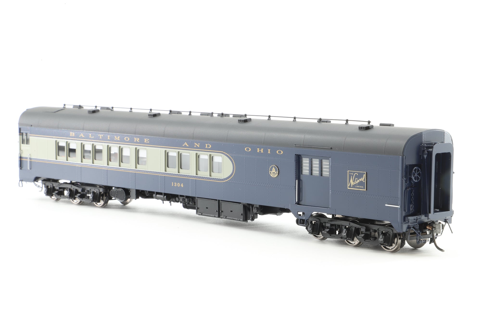The Coach Yard HO Brass 2140m Passenger car set B&O BALTIMORE & OHIO