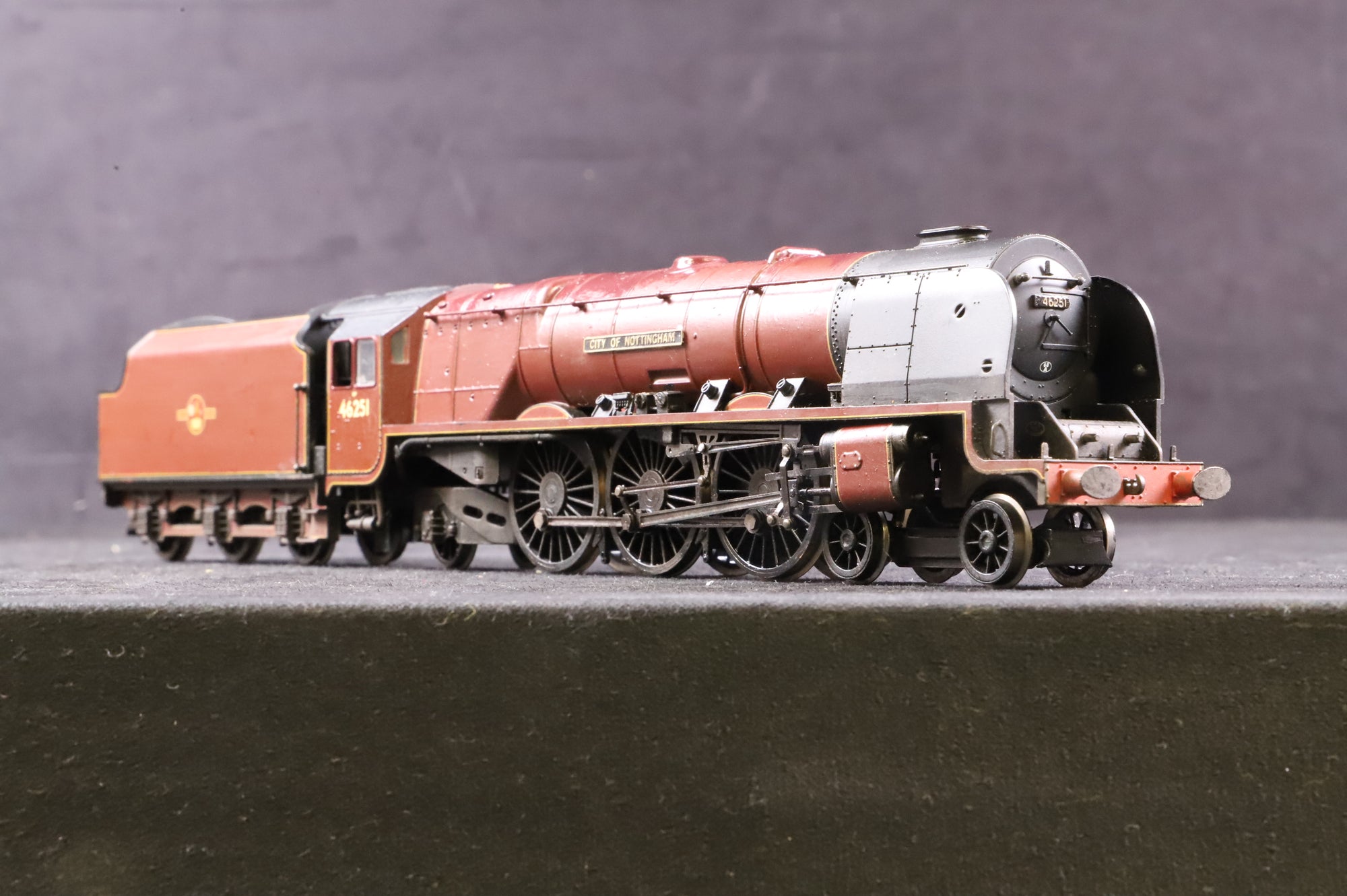 WORKSHOP Hornby Class R2383 Duchess Class '46251' BR Maroon L/C Repainted & Glossed
