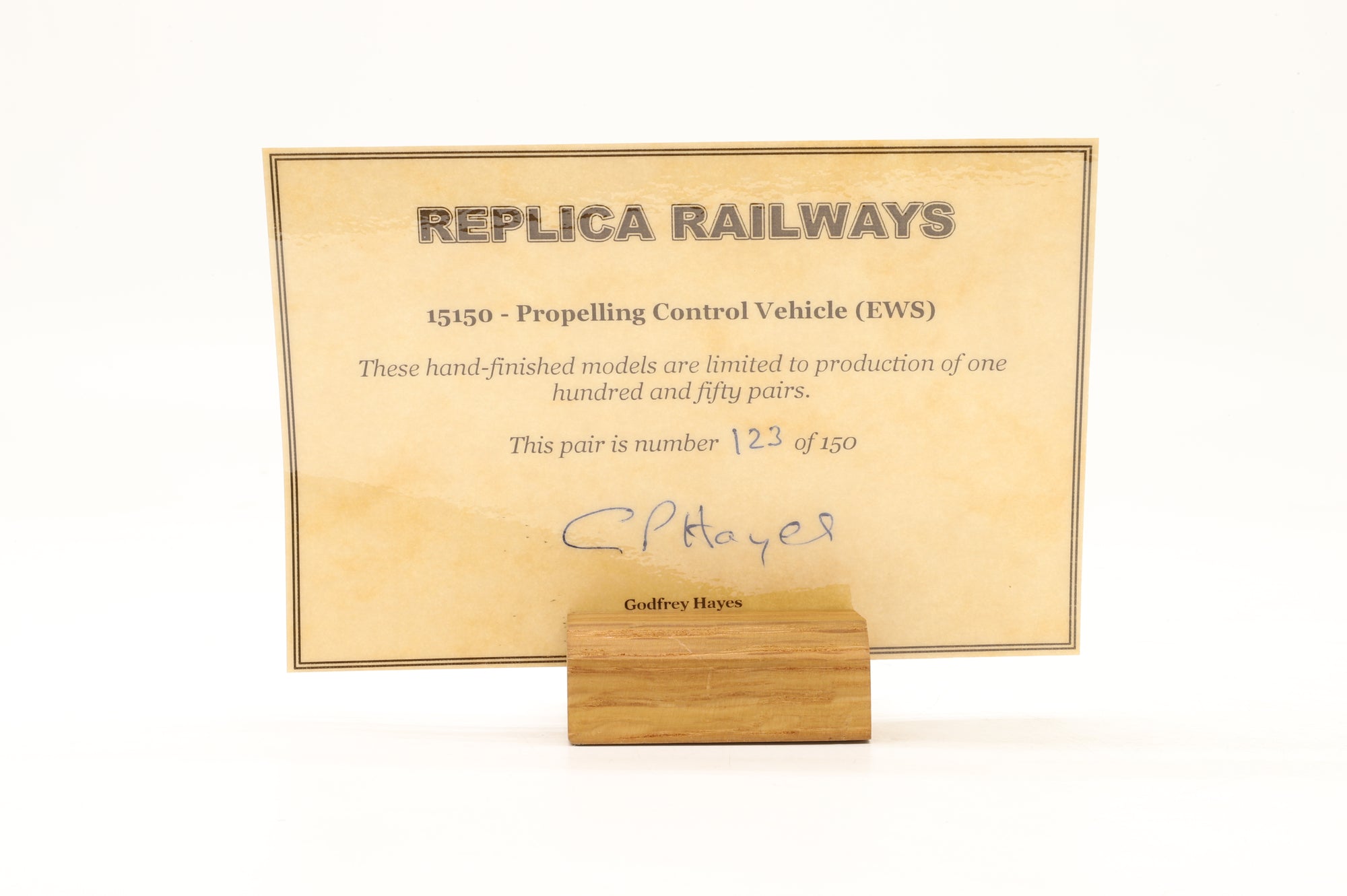 Replica Railways OO 15150 Propelling Control Vehicle PCV EWS
