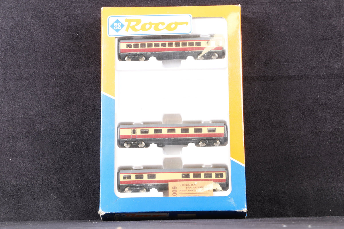 Roco N 23008 Pack Of 3 TEE Coaches