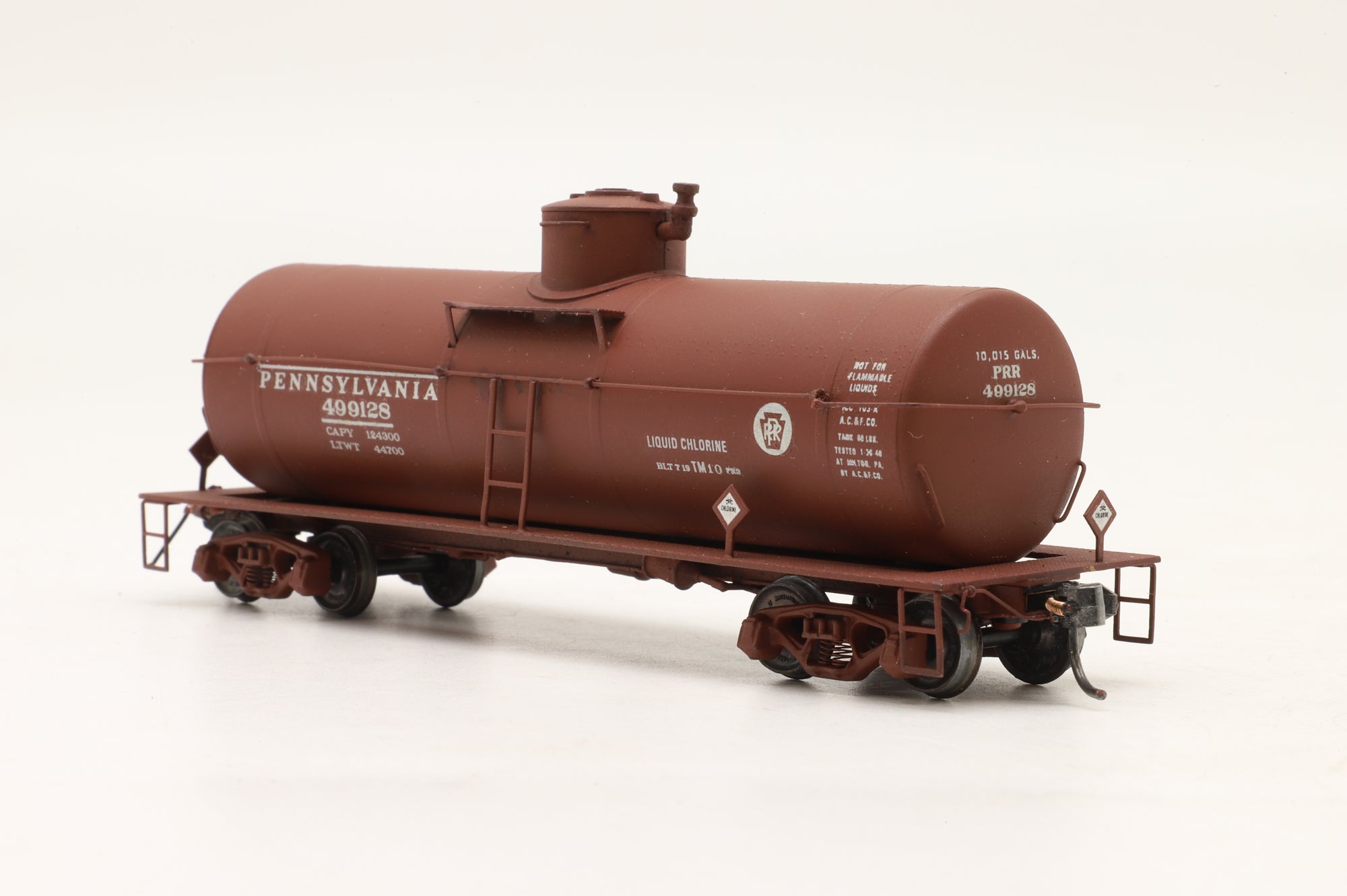 S. SOHO & CO HO Brass 1920 Single Dome Tank Car Custom Painted