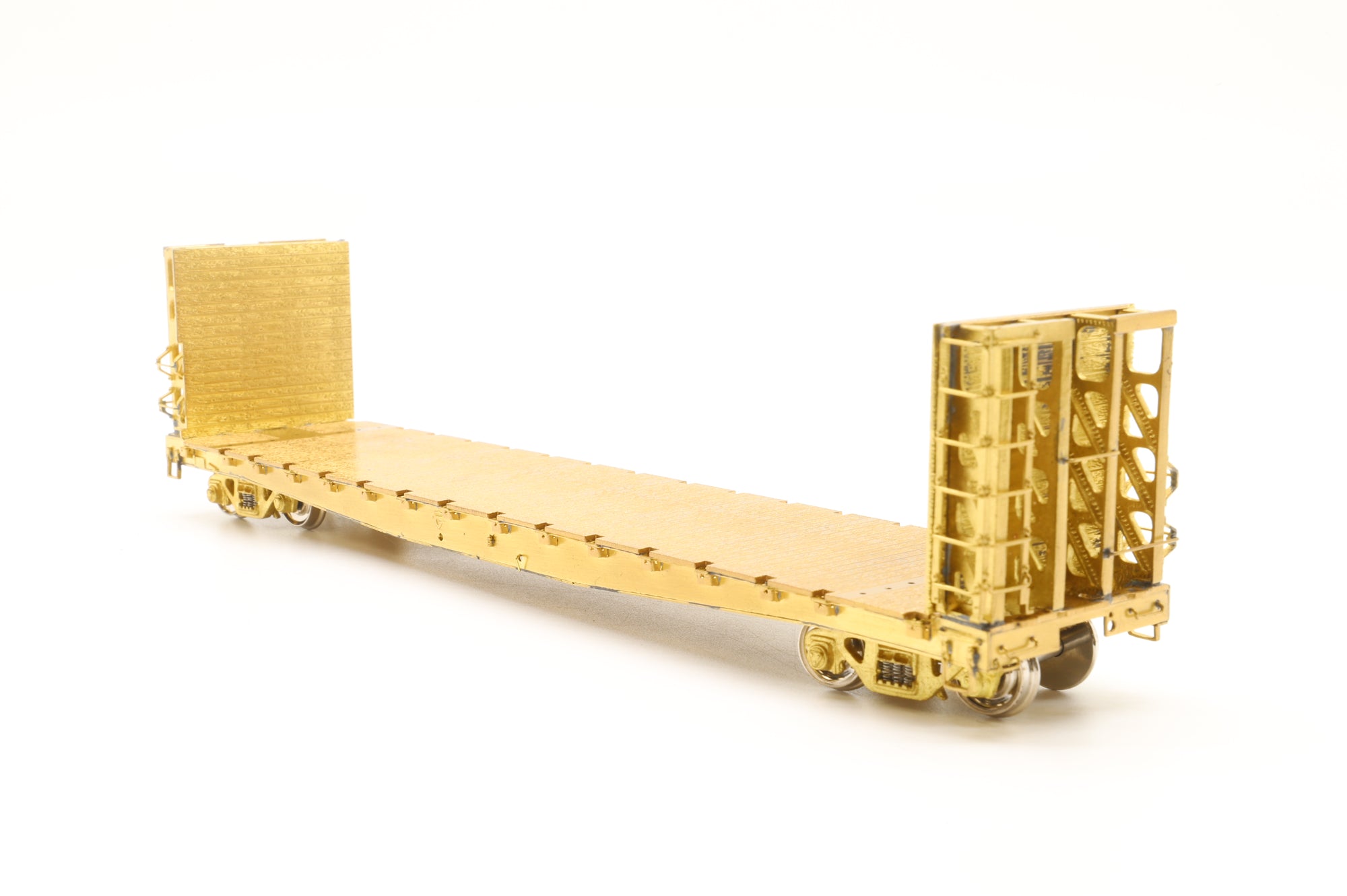 Overland Models HO Brass F-70-34 #259505 UP Bulkhead Flat Car