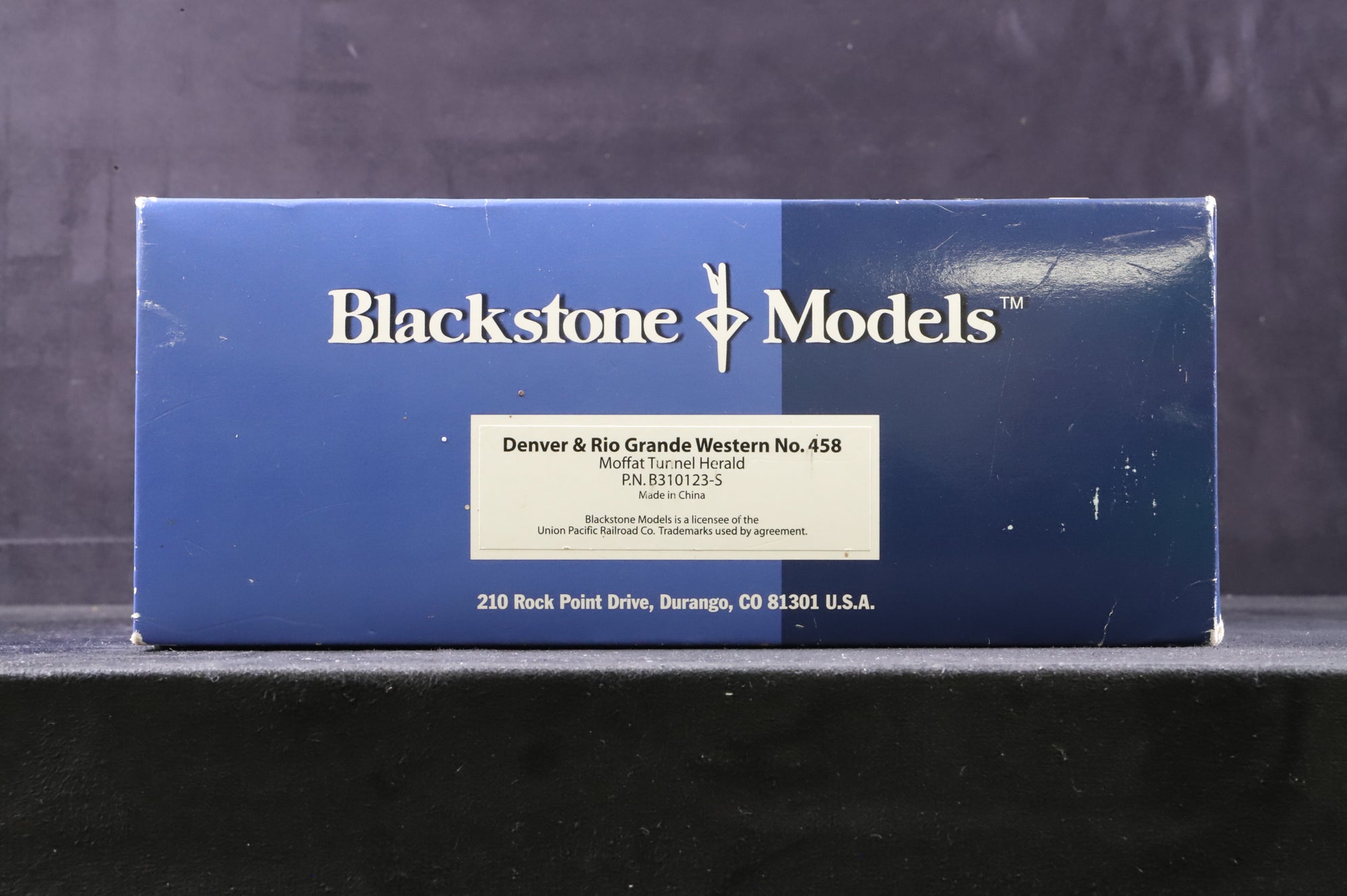 Blackstone Models HOn3 K-27 Class 2-8-2 Denver & Rio Grande Western '458' Weathered DCC Sound
