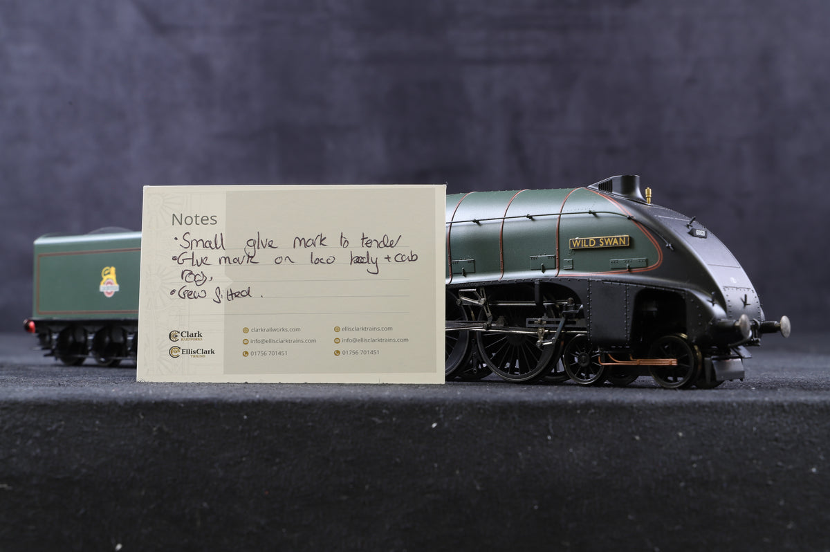 Hornby OO R2615 Class A4 &#39;60021&#39; &#39;Wild Swan&#39; BR Green E/C, DCC Fitted