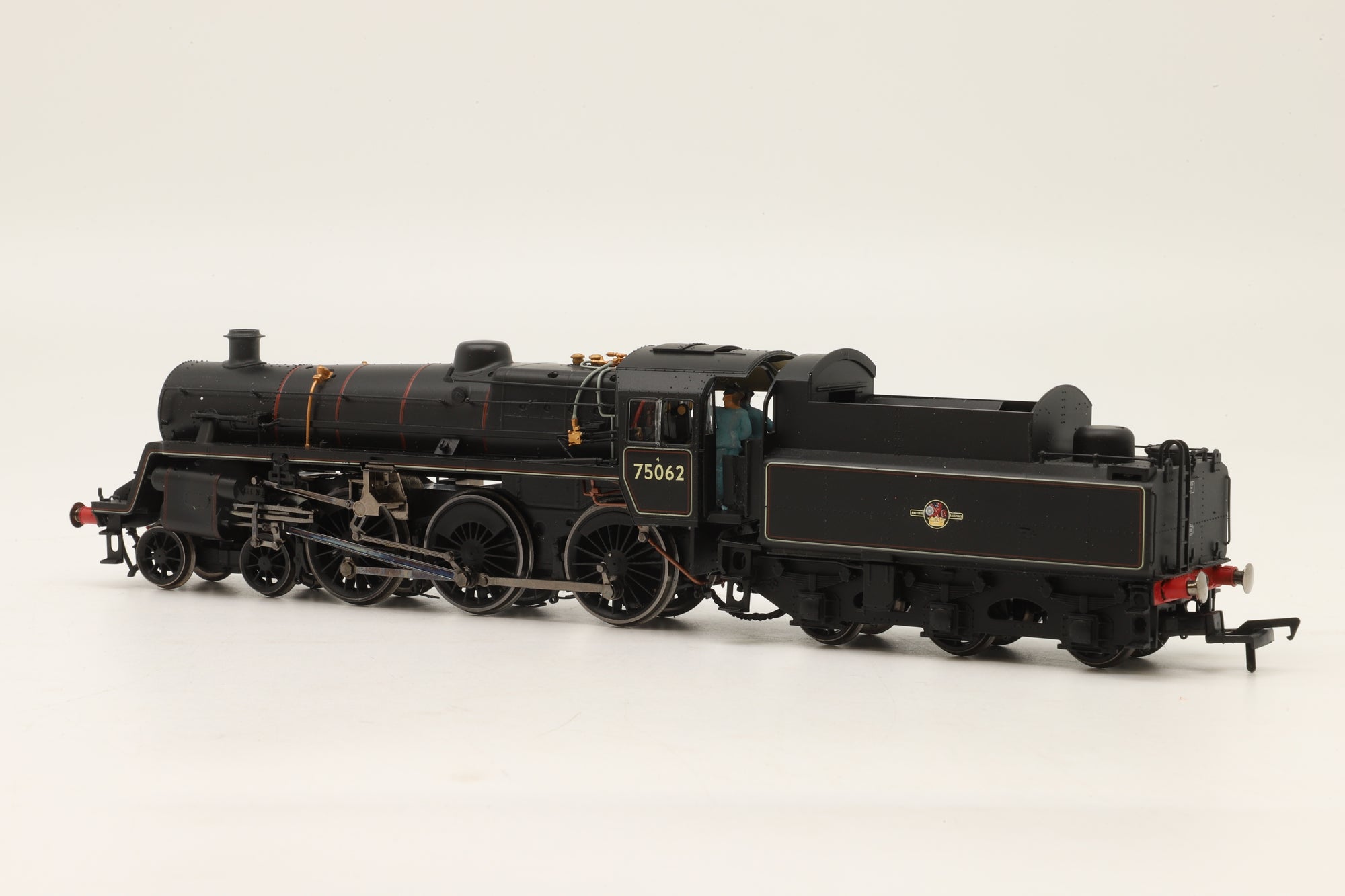 WORKSHOP Hornby OO R2715X Standard Class 4MT '75062' BR Lined Black L/C DCC Fitted Non Runner