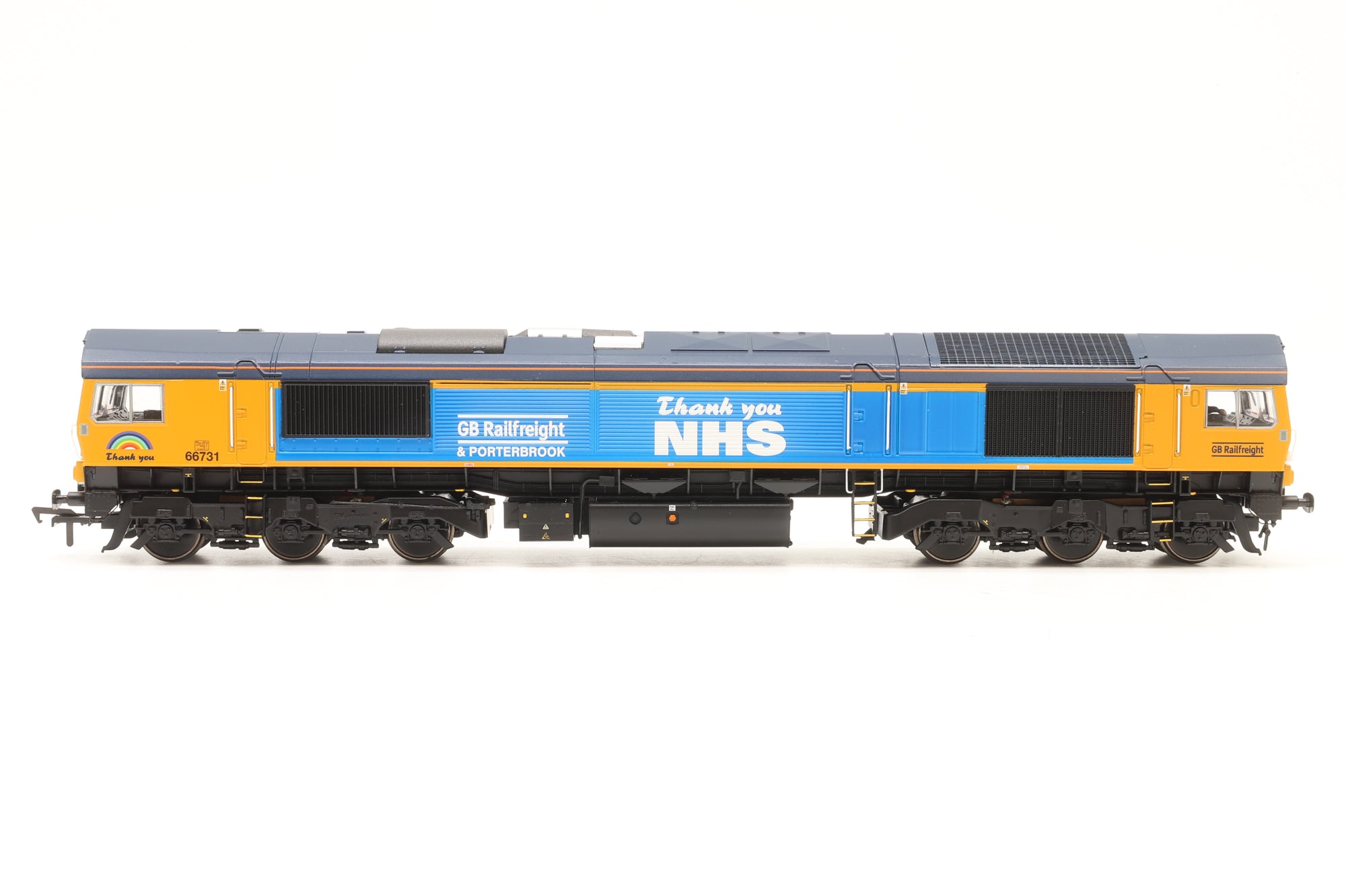 Bachmann 32-980KSF Class 66/7 Pride of Britain '66731' 'Capt. Tom Moore' GBRf/NHS & Two Aircraft Special Edition DCC Sound
