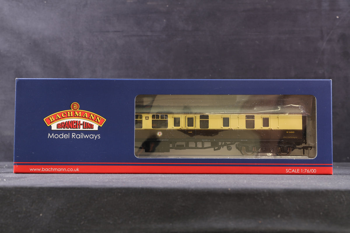 Bachmann OO 39-000G Mk1 &#39;Cornish Riviera&#39;  BR Chocolate &amp; Cream Coach Set Excl. Kernow MRC