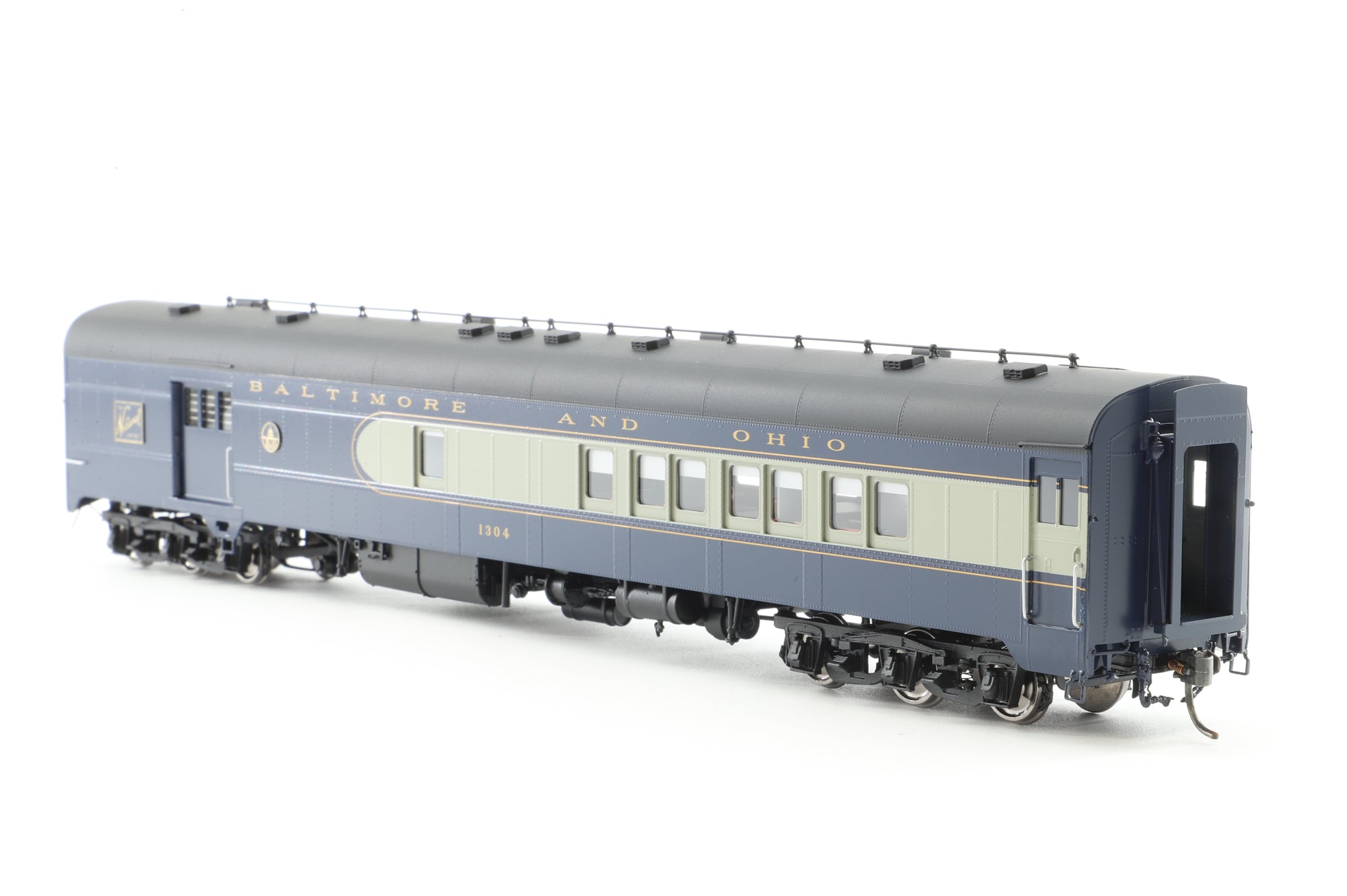 The Coach Yard HO Brass 2140m Passenger car set B&O BALTIMORE & OHIO