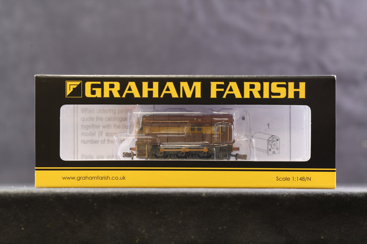 Graham Farish N 371-019 Class 08 Shunter &#39;08897&#39; EWS, Weathered