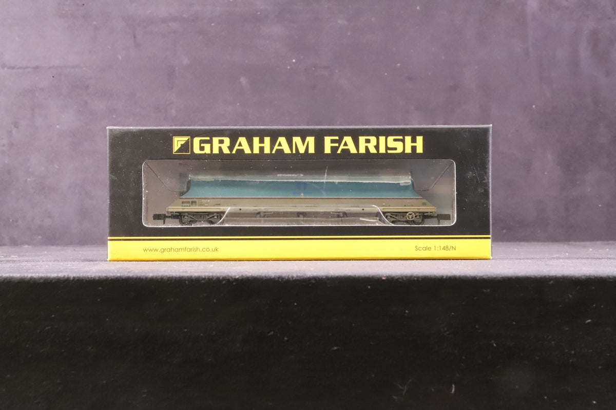 Graham Farish N 373-812 Rake Of 3 HKA Bogie Hopper Wagons National Power De-Branded Weathered