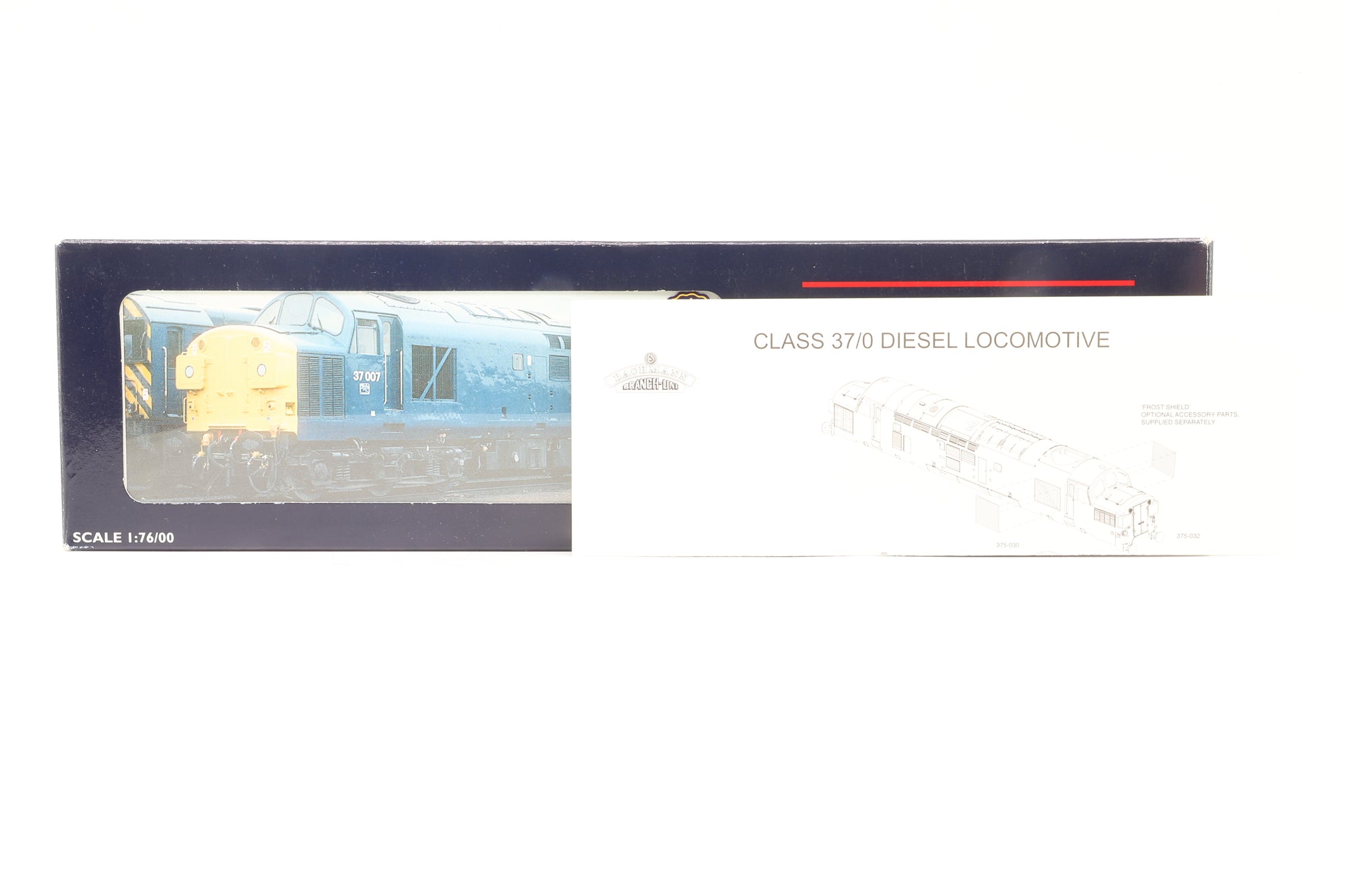 Bachmann OO 32-776 Class 37/0 BR Green Split Head Code No. D6707