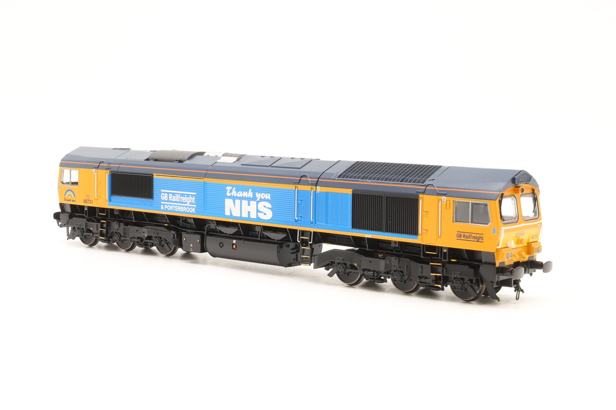 Bachmann 32-980KSF Class 66/7 Pride of Britain '66731' 'Capt. Tom Moore' GBRf/NHS & Two Aircraft Special Edition DCC Sound