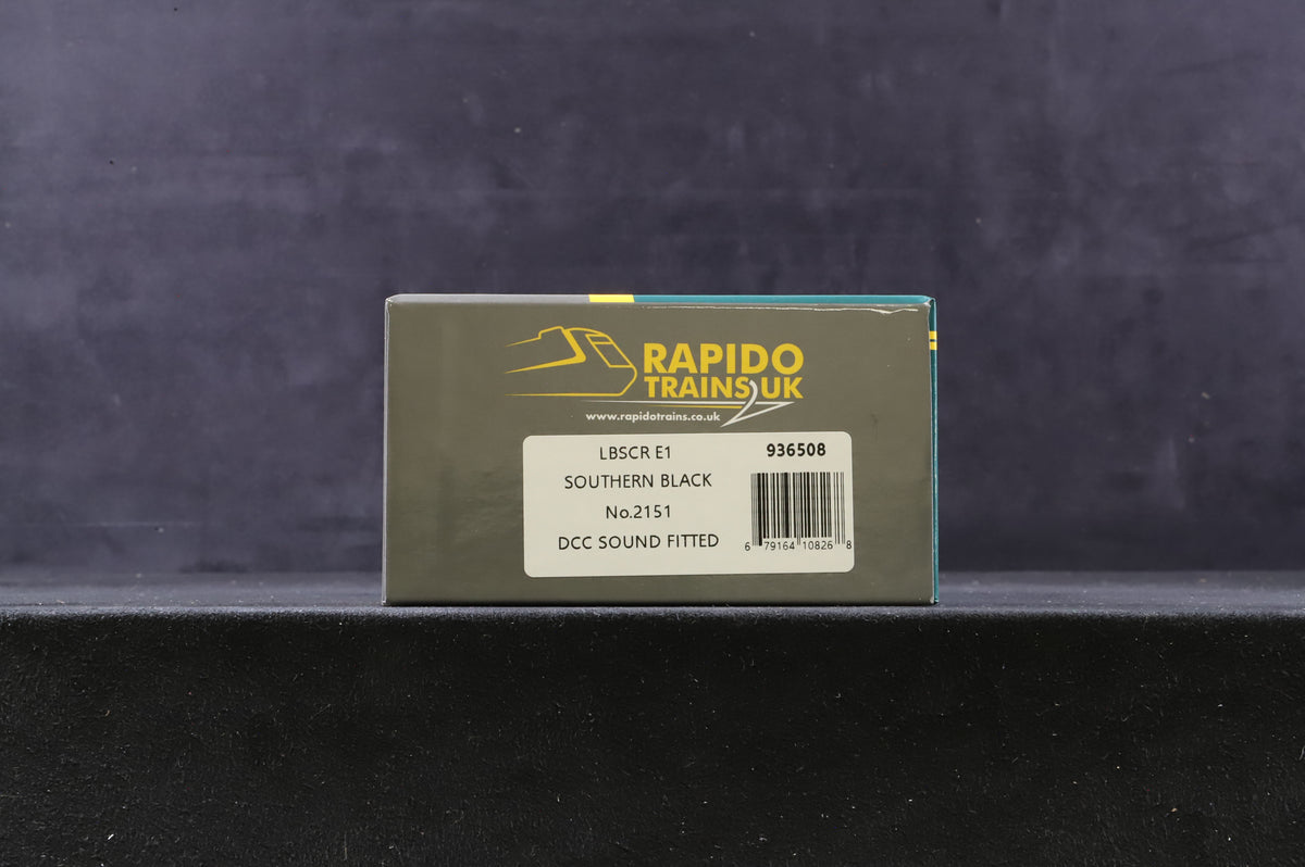 NEW Rapido OO 936508 E1 No.2151 Southern Black DCC Sound