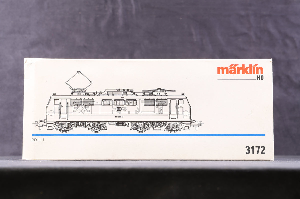 Marklin HO 3172 V03 Electric Loco BR 111 DB, 3-Rail