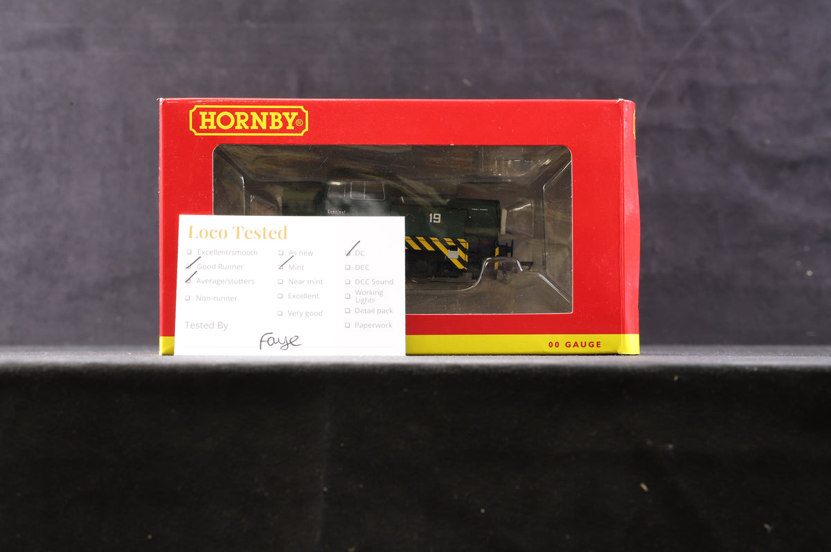 Hornby OO R3576 4wDH Diesel Sentinel &#39;No19&#39;