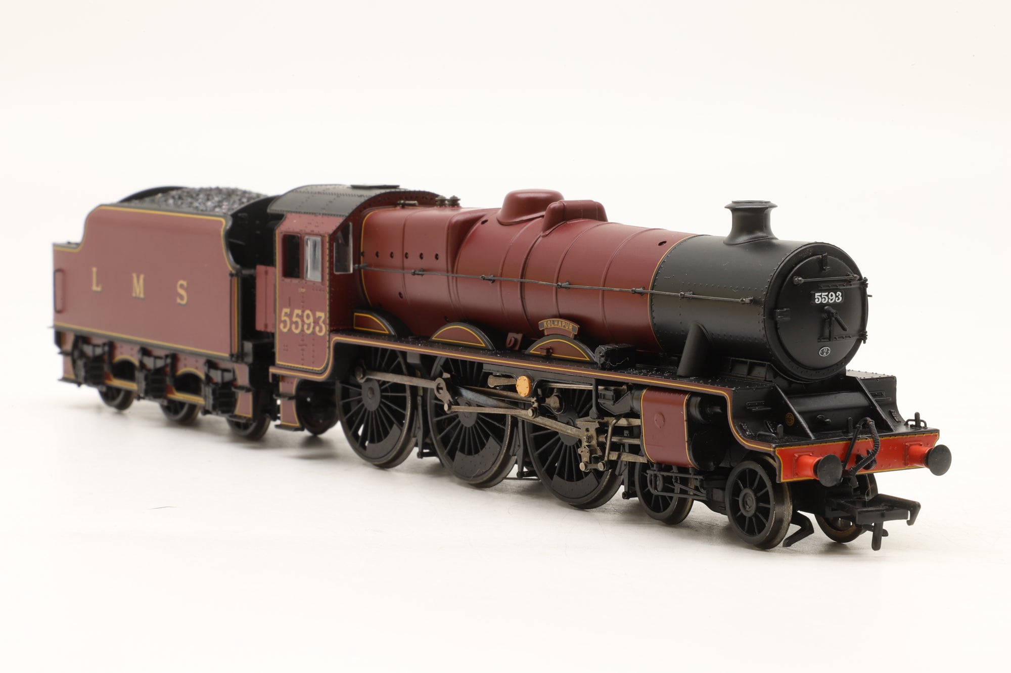 Bachmann OO 31-175K Jubilee Class 5593 'Kolaphur' Stanier Tender LMS Crimson, Bachmann Collectors' Club