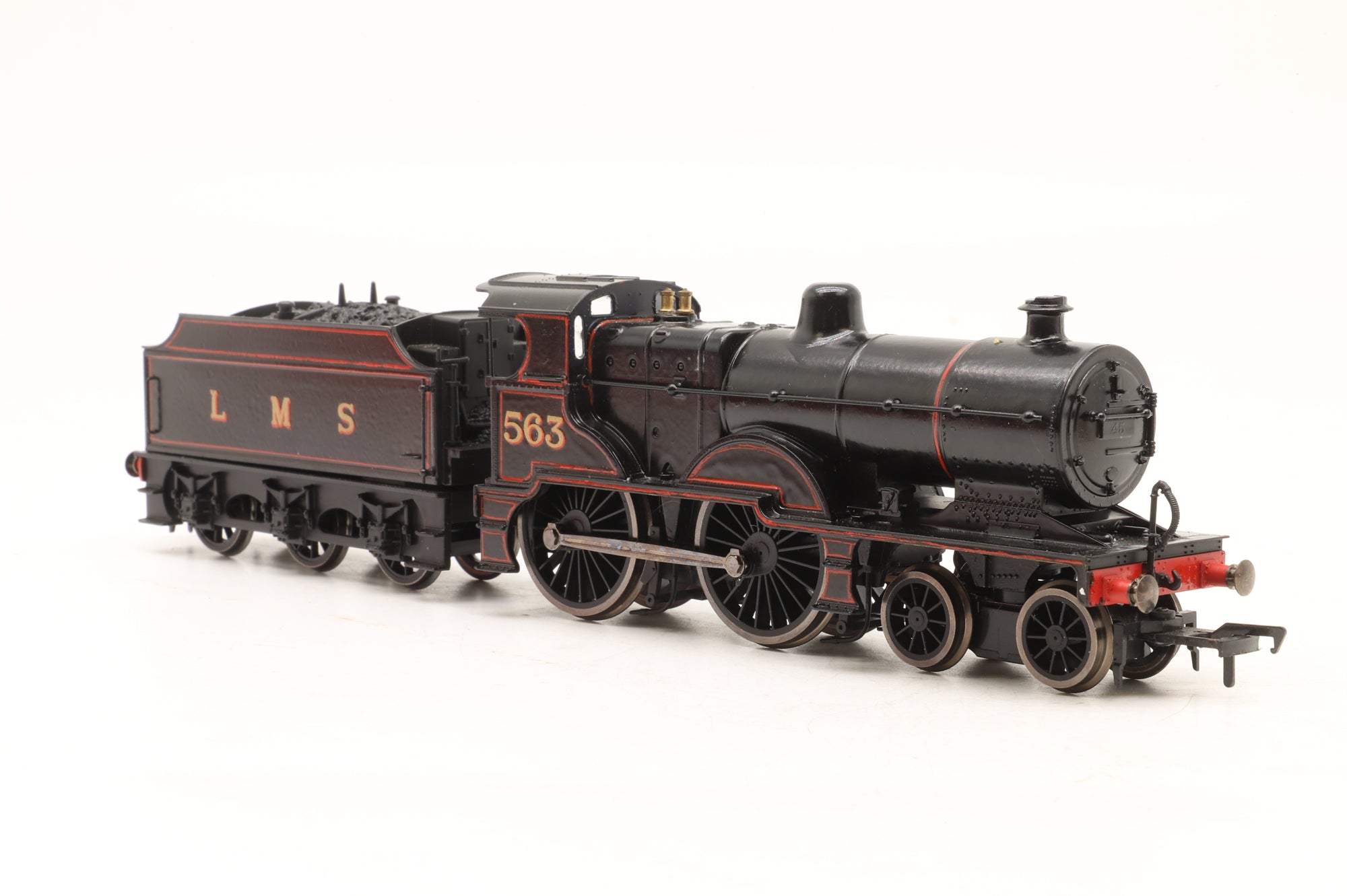 Hornby OO R3029 Class 2P '563' Renumbered & Glossed LMS Lined Black