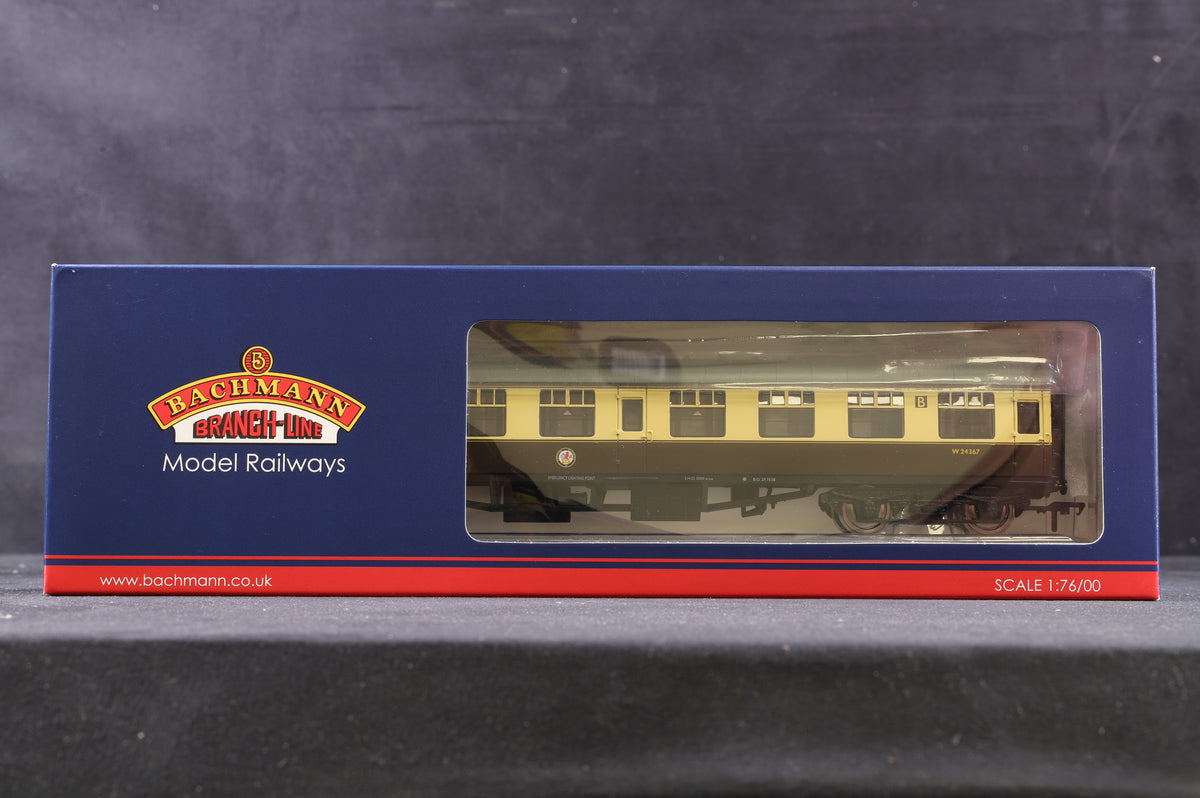 Bachmann OO 39-000G Mk1 &#39;Cornish Riviera&#39;  BR Chocolate &amp; Cream Coach Set Excl. Kernow MRC